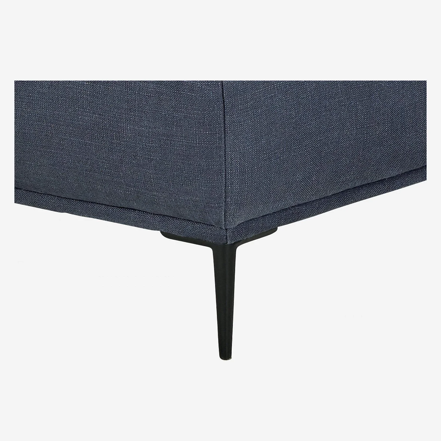 2-Sitzer-Sofa aus Leinen mit linker Ecke - Blau - 3