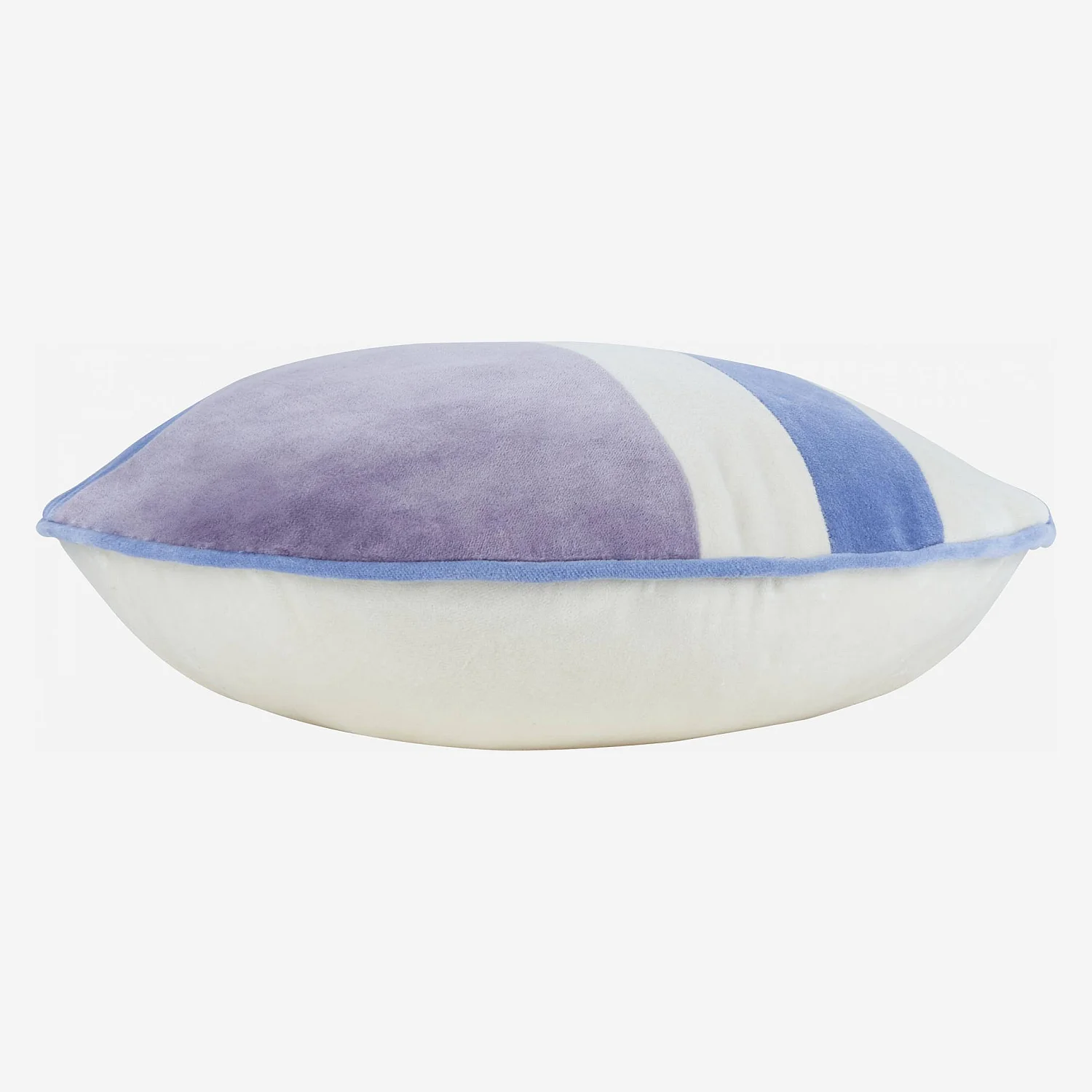 Coussin rond en velours - 40 cm - Lilas - 2