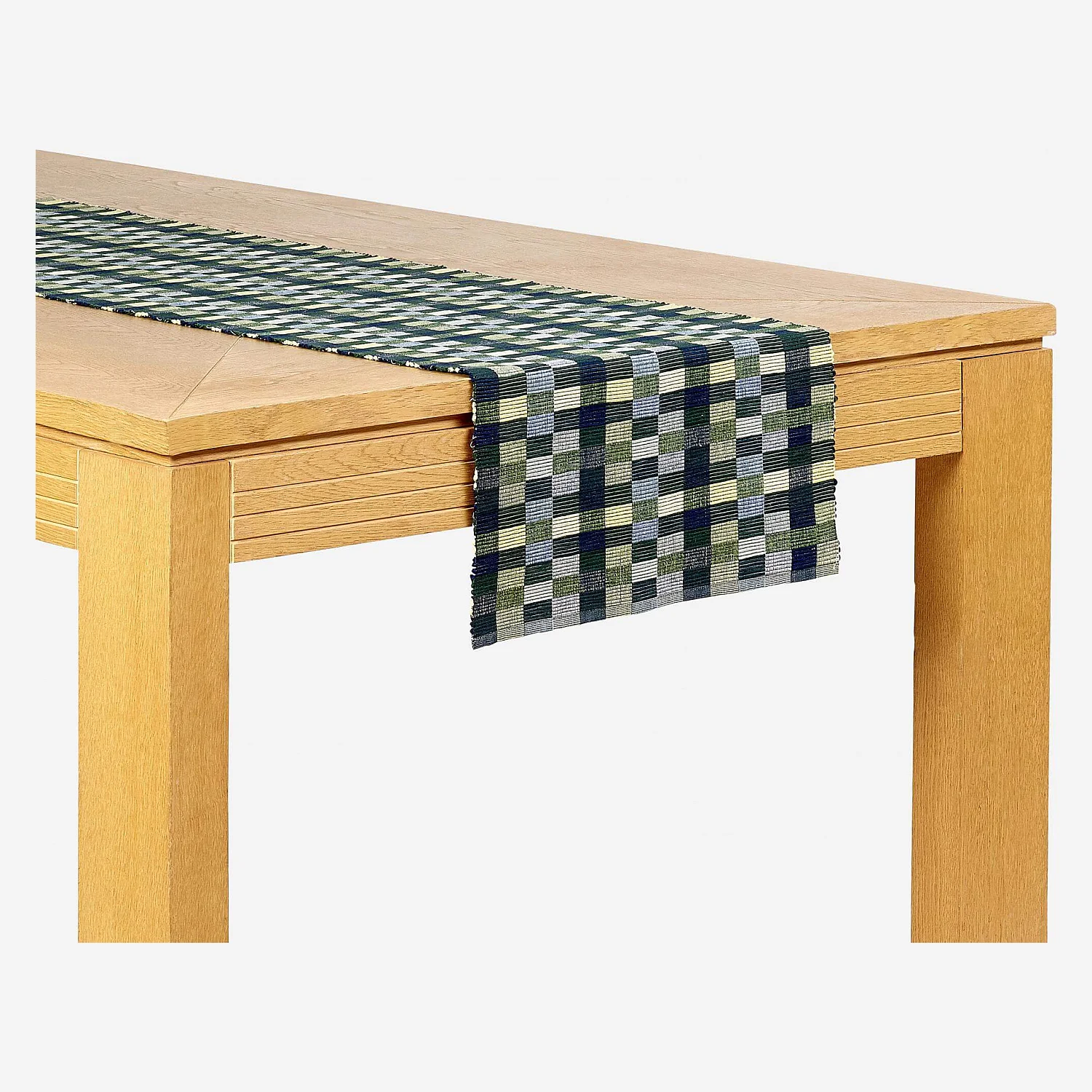 2er-Set Tischläufer - 40 x 140 cm - Grün - 4