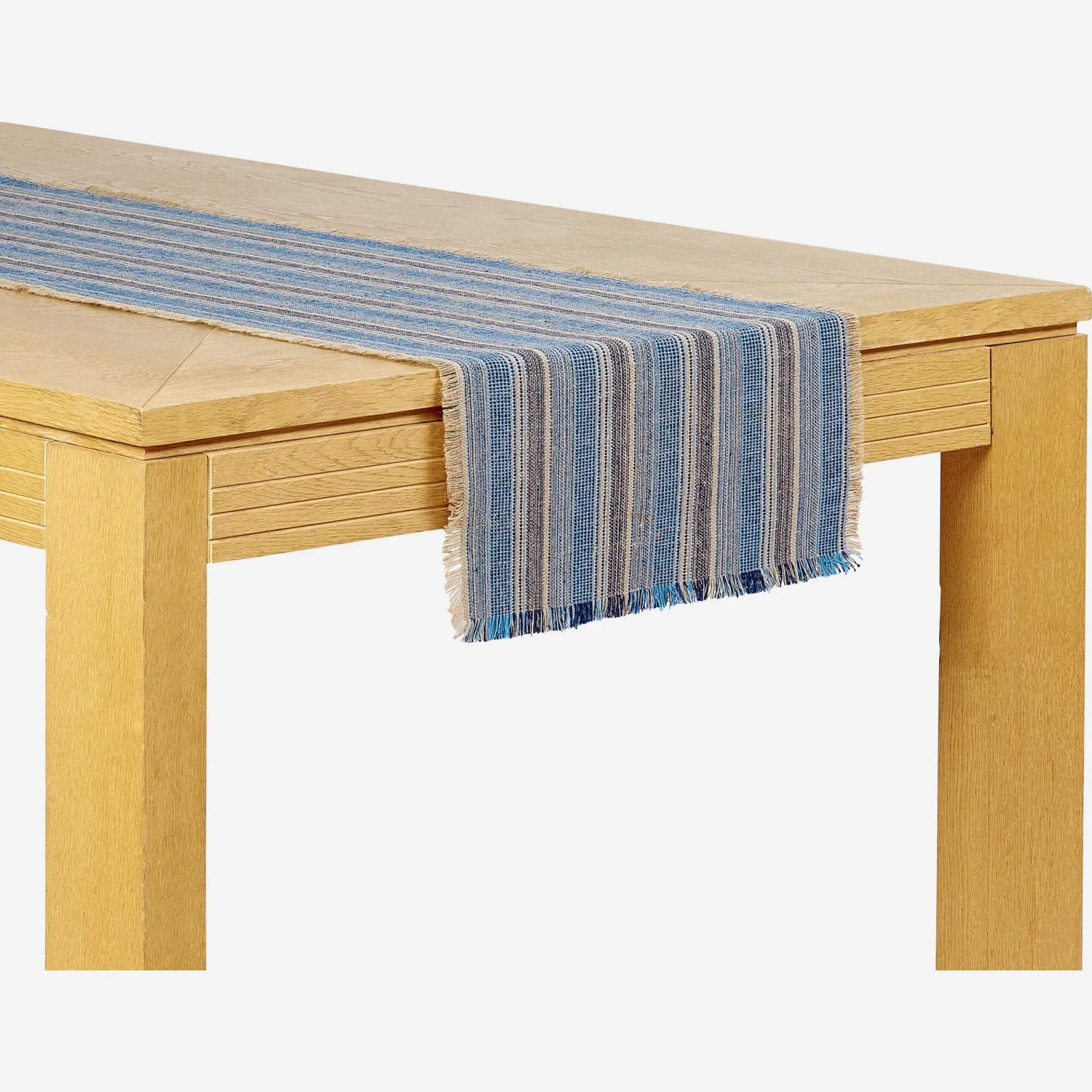 Lot de 2 travers de table - 40 x 140 cm - Bleu