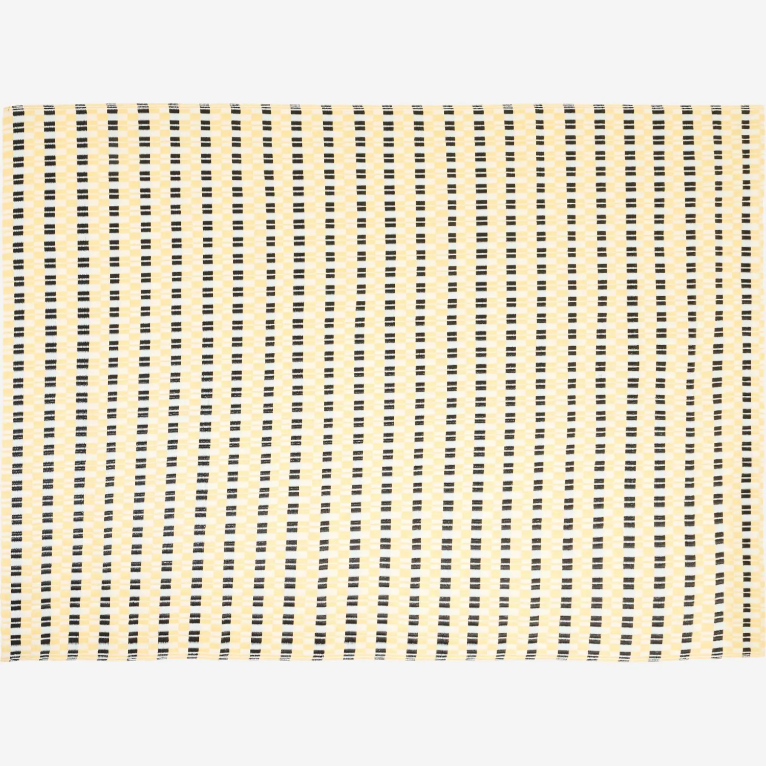 Tapis d'extérieur - 120 x 180 cm - Motif noir et beige - Design by Floriane Jacques