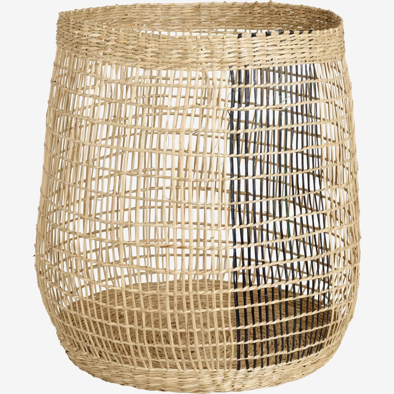 Panier en jonc de mer - 37 x 36 cm