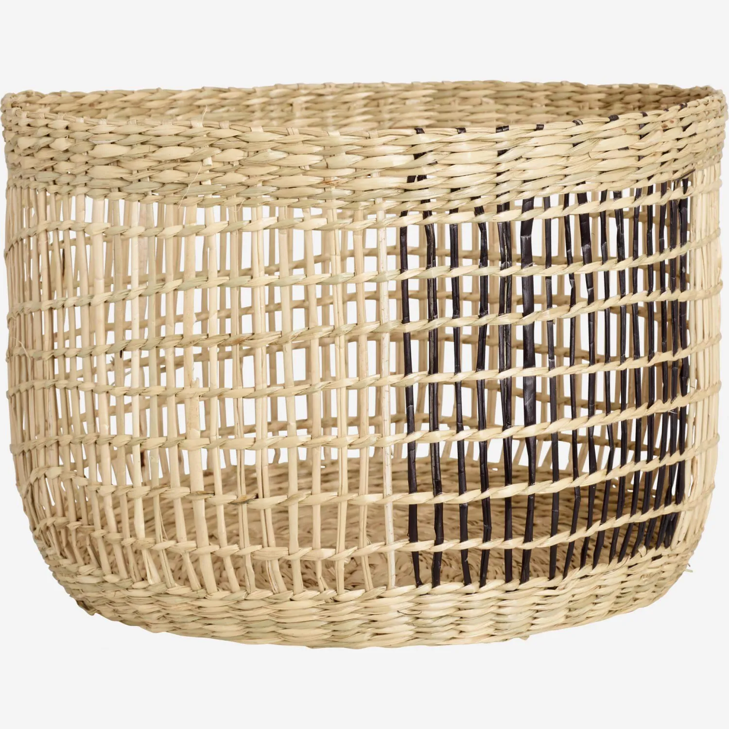 Panier en jonc de mer - 28 x 17 cm