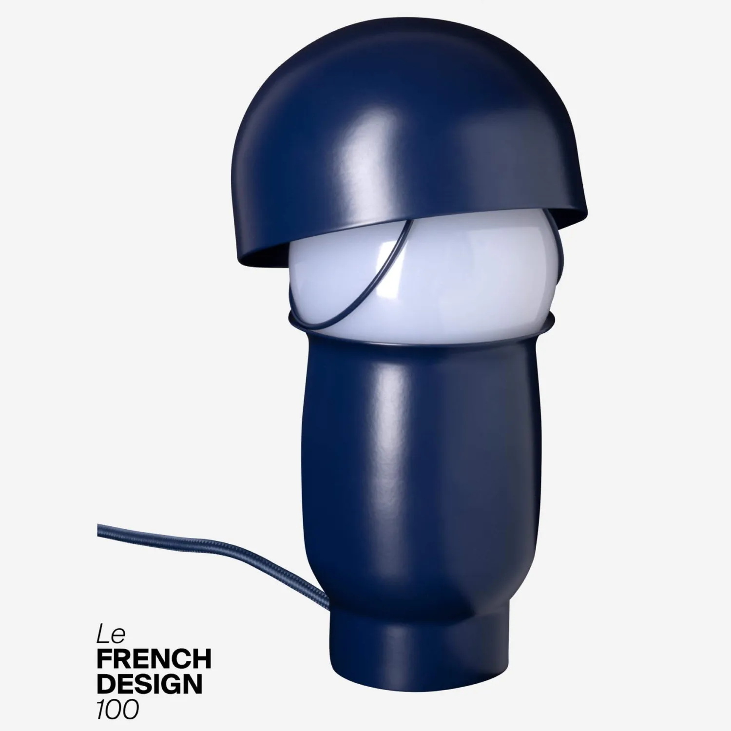 Lampe de table en métal - Bleu - Design by Piergil Fourquié