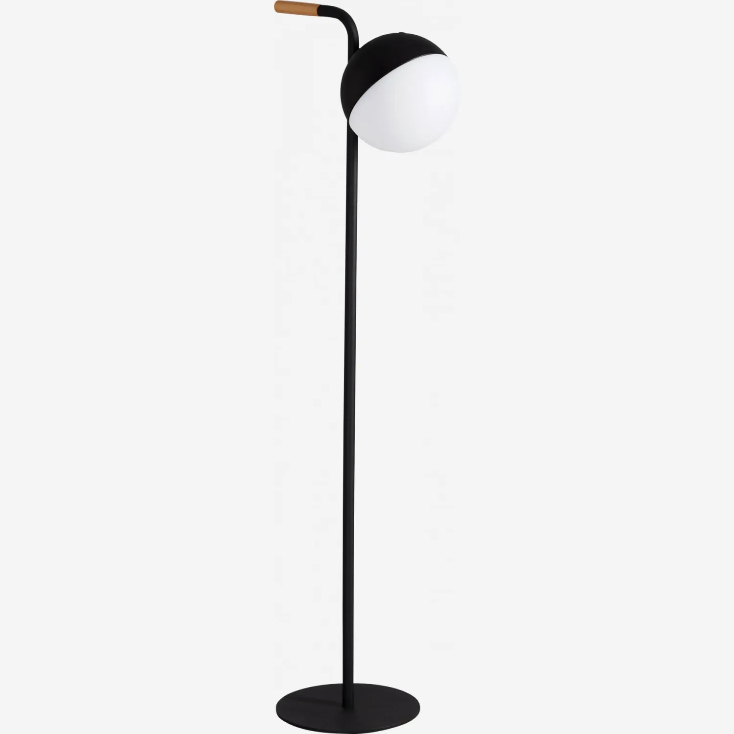 Lampadaire d'extérieur LED en métal IP44 - Noir