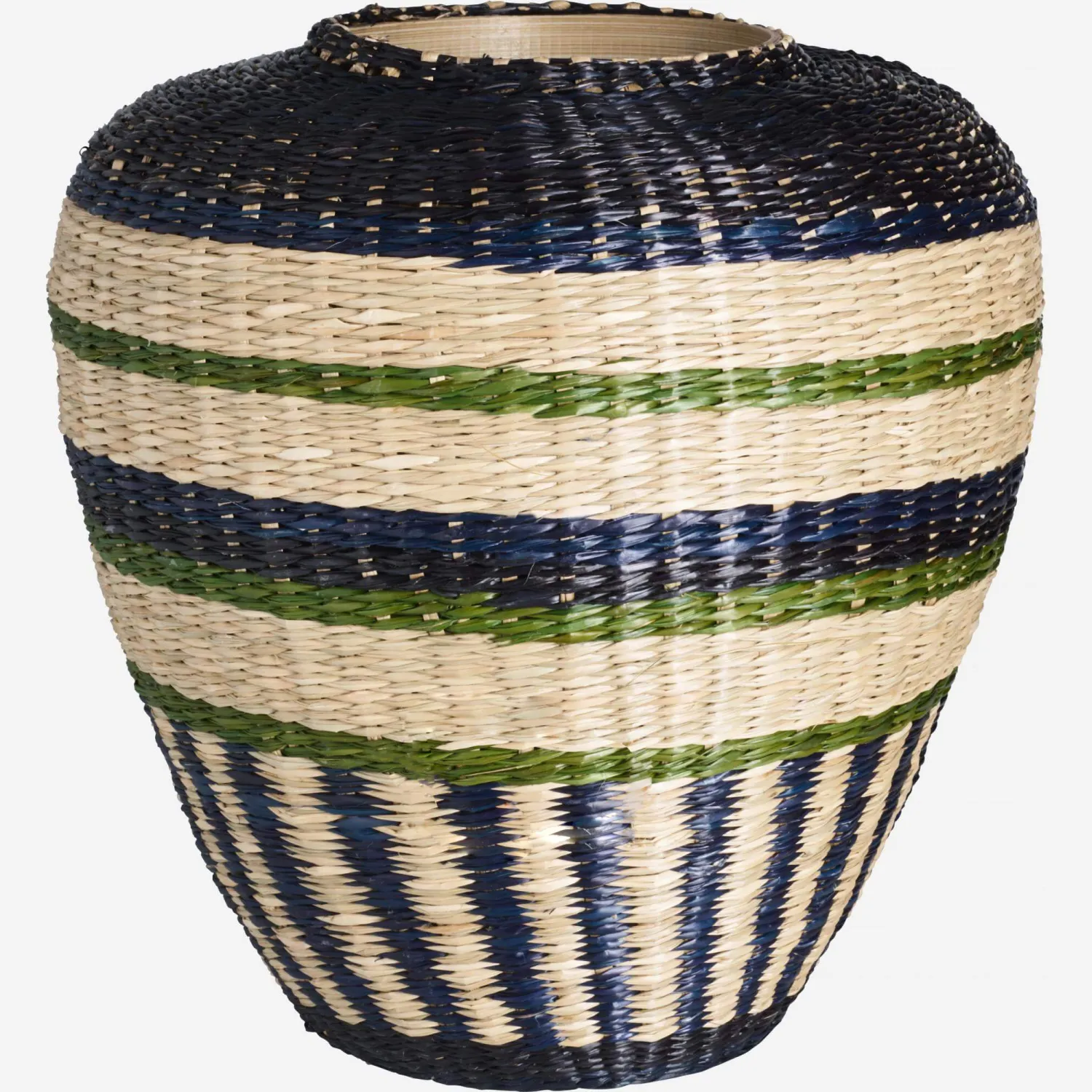 Vase en jonc de mer - 31 cm