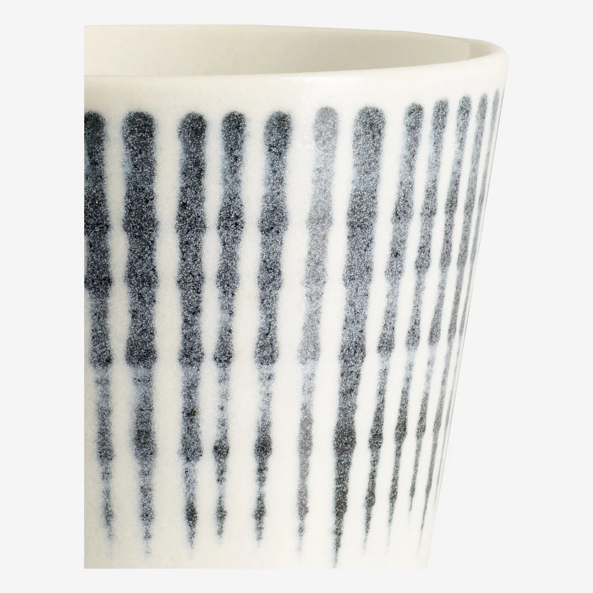 Tasse en porcelaine - Lignes bleues - 180 ml - 3