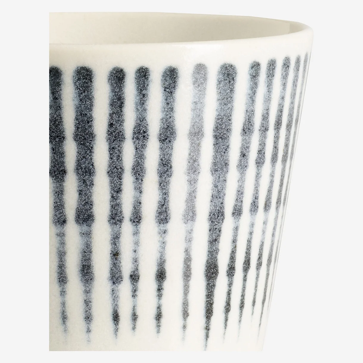Tasse en porcelaine - Lignes bleues - 180 ml - 3