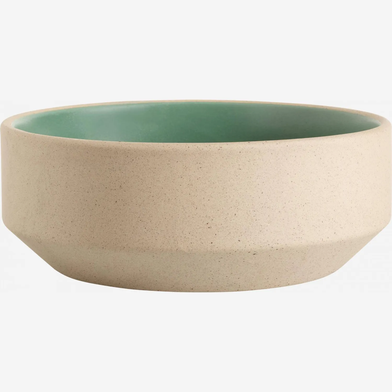 Bol en grès - 15,5 cm - Vert