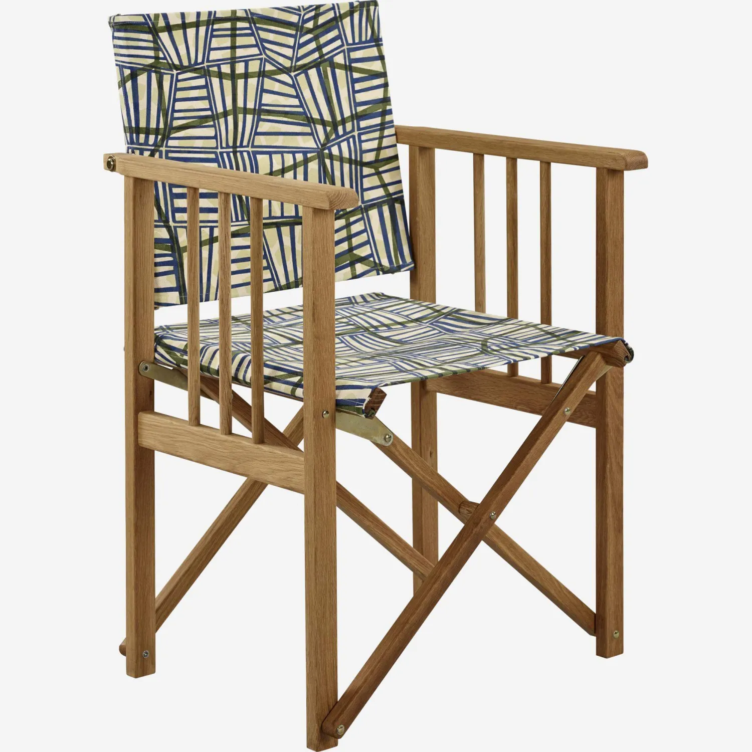 Toile en coton pour chaise pliante - Motif Prisca (structure vendue séparément)