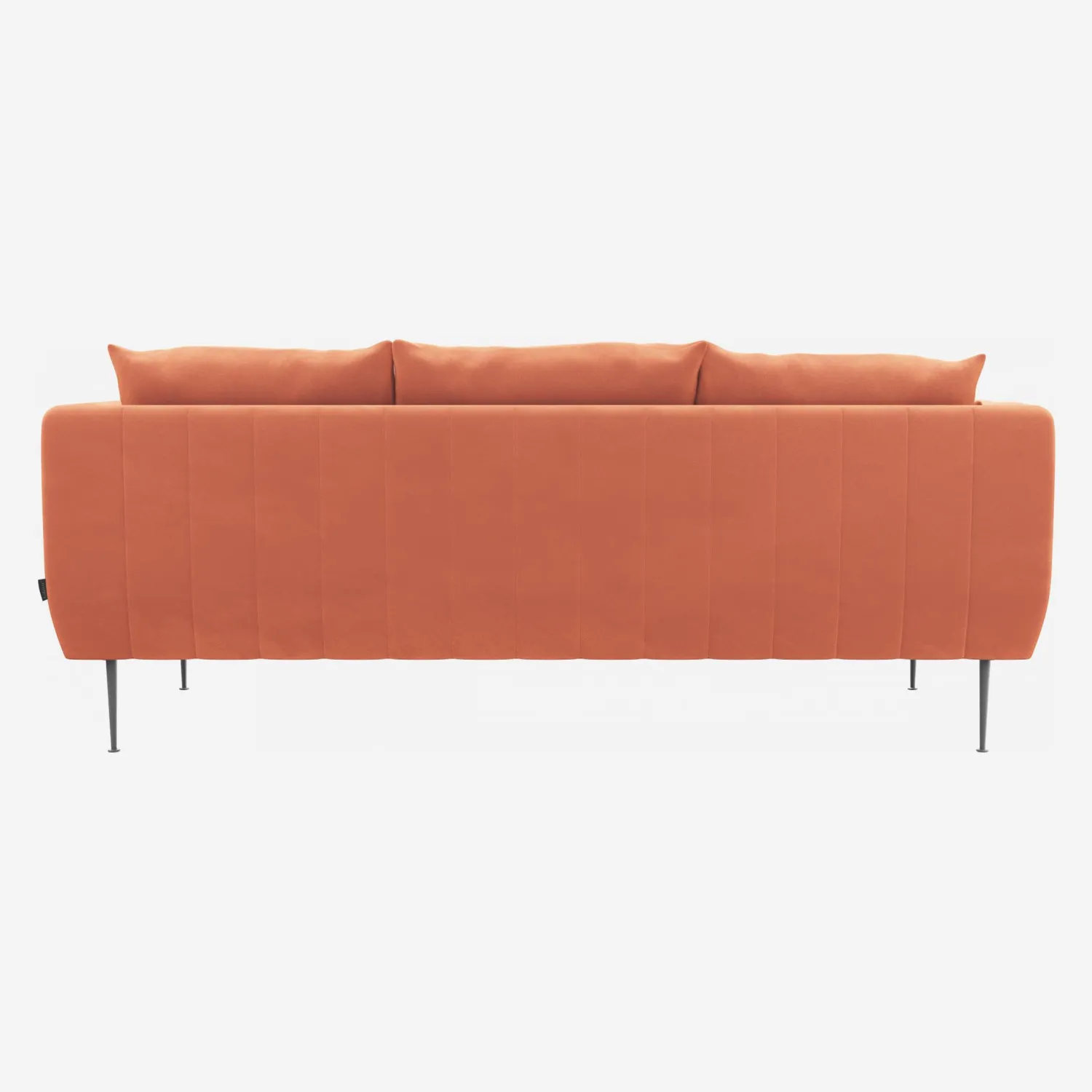 3-Sitzer-Sofa aus Samt - Rosafarben - 5