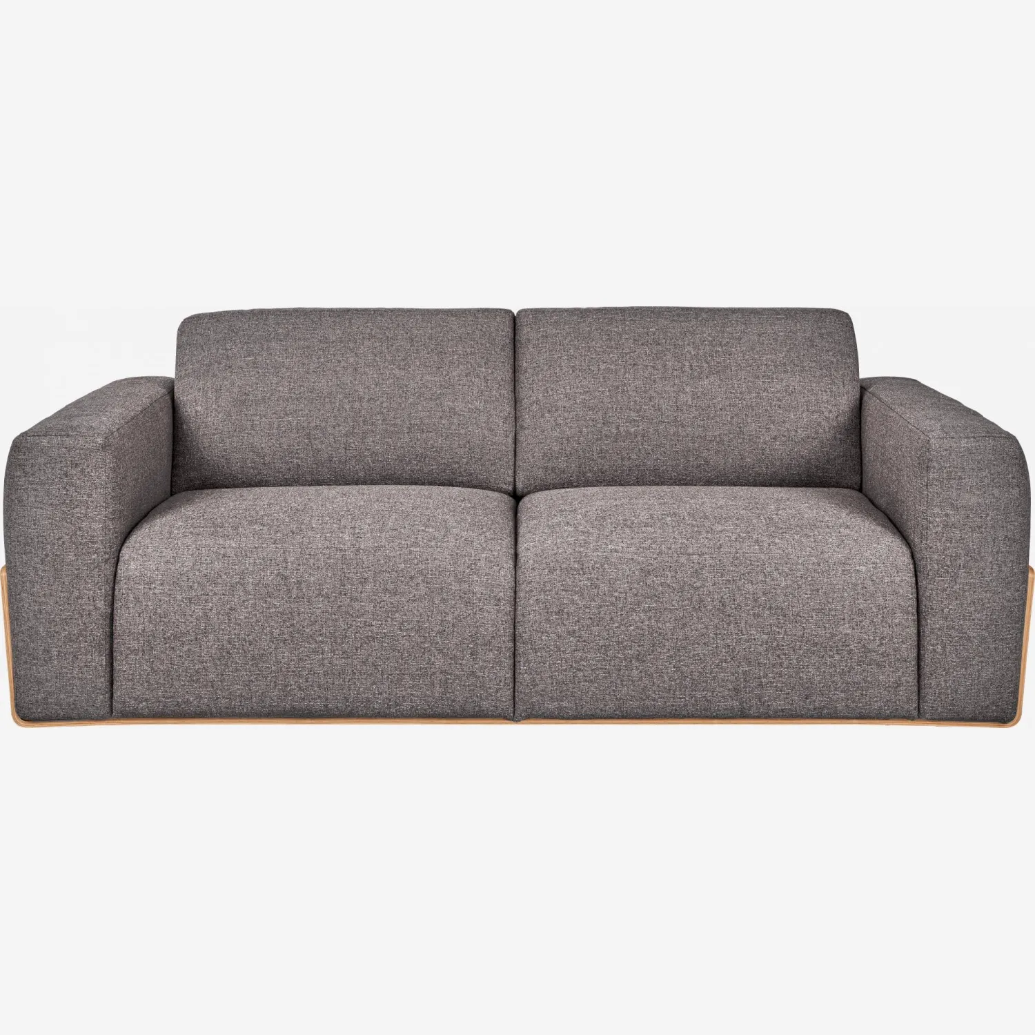 Canapé convertible 3 places en tissu - Gris