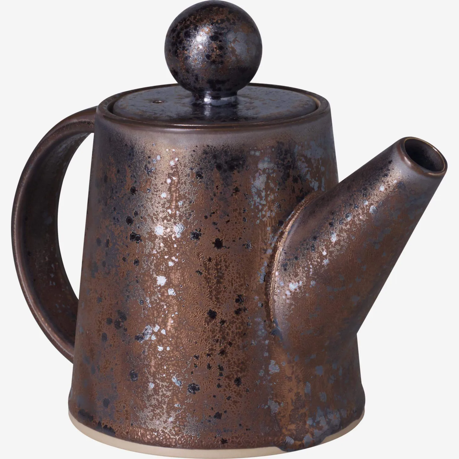 Théière en grès - 0,66 litre - Noir réactif