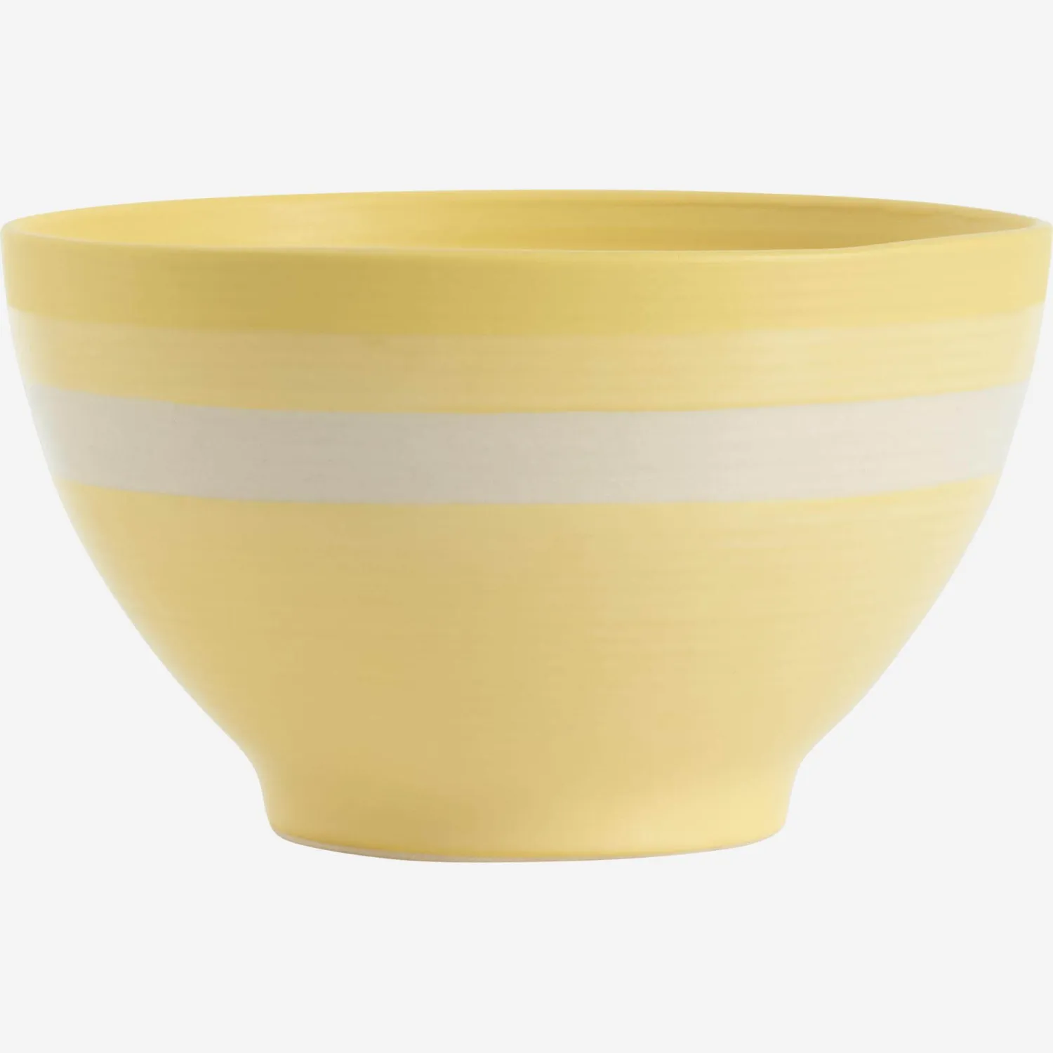 Bol en grès - 14 cm - Jaune