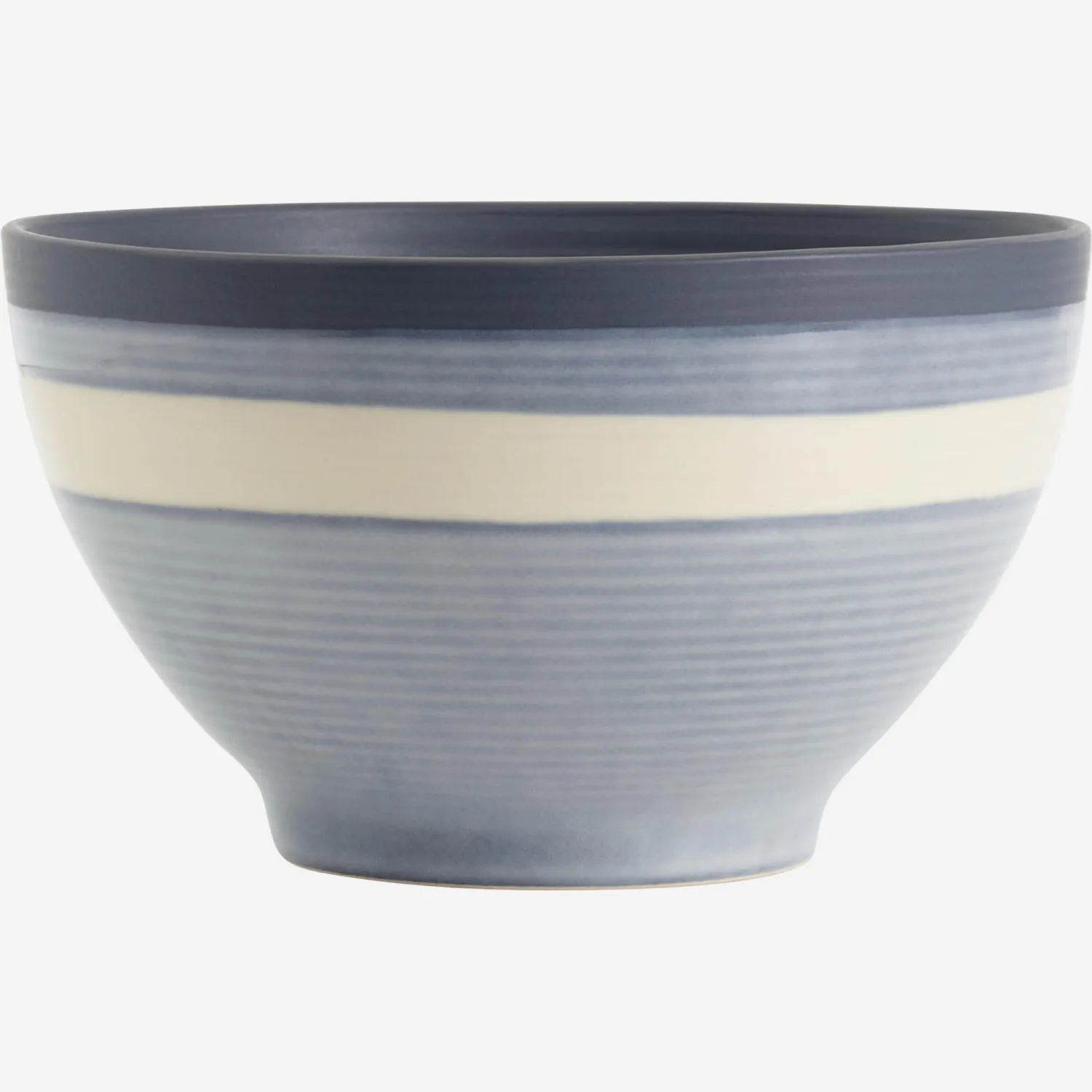 Bol en grès - 14 cm - Gris bleu