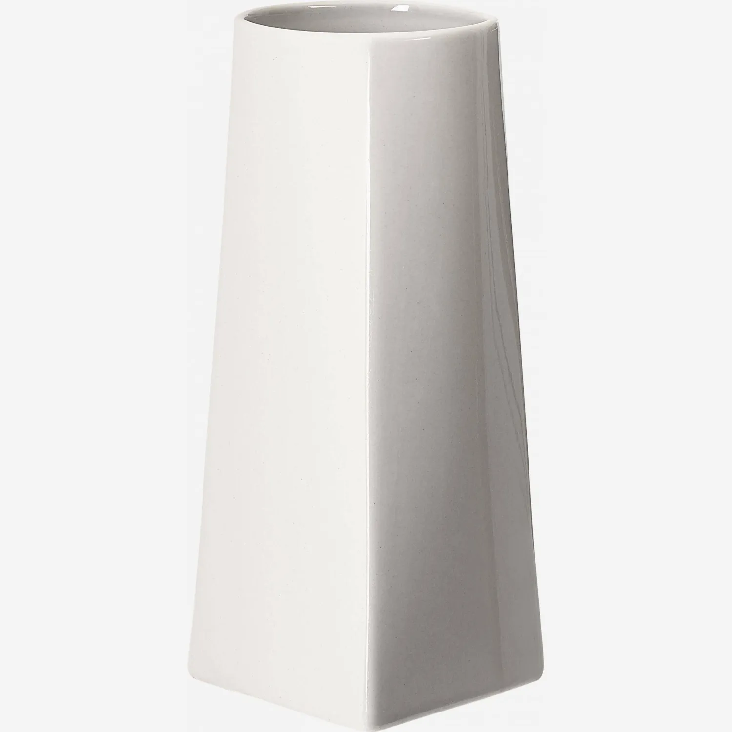Vase en grès - Beige et gris