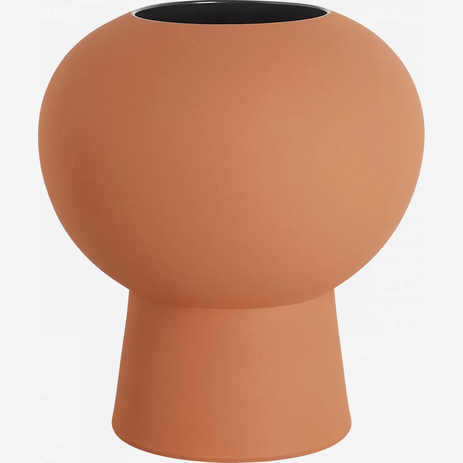 Vase en grès - 20 cm - Orange
