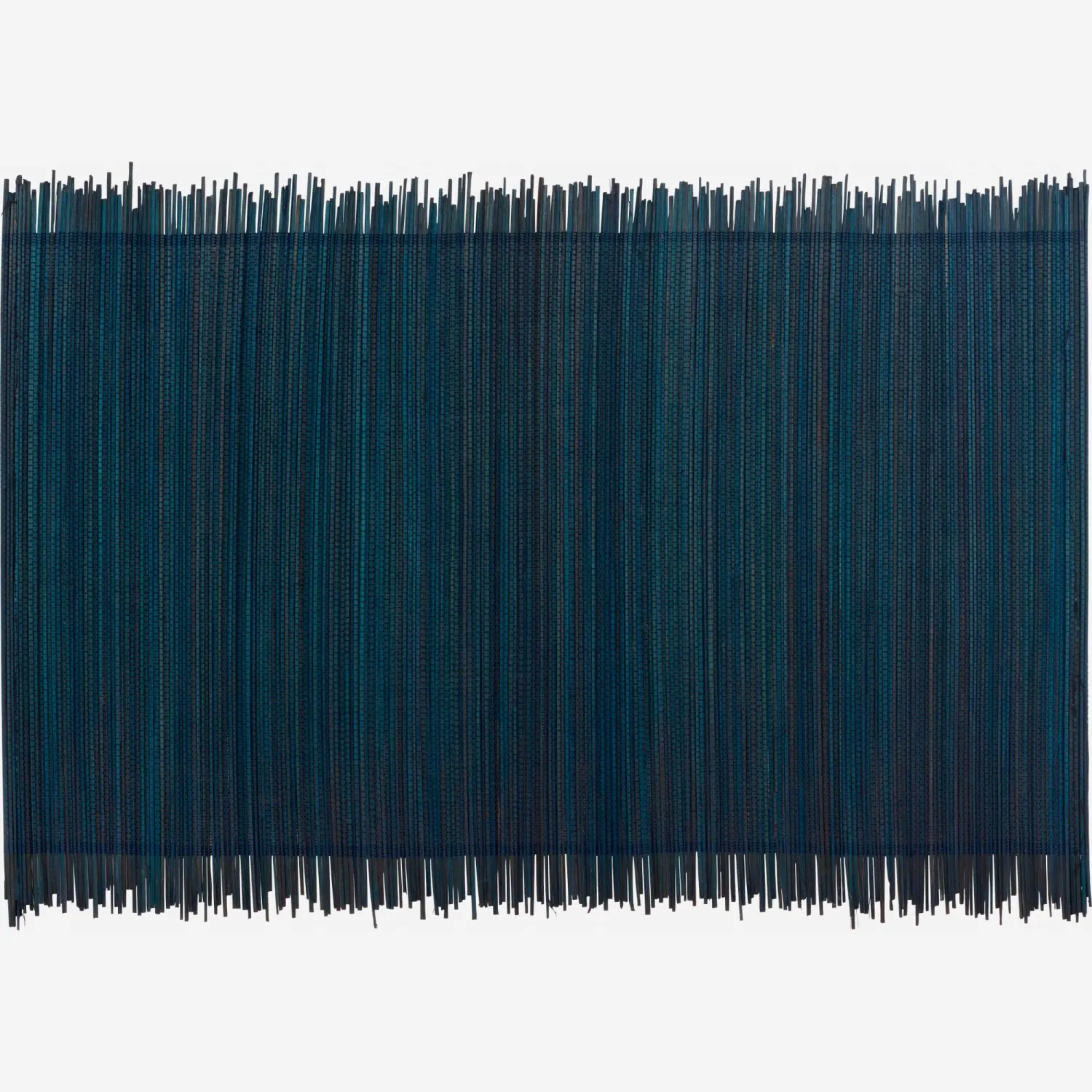 Lot de 4 sets de table en bambou - 30 x 45 cm - Bleu