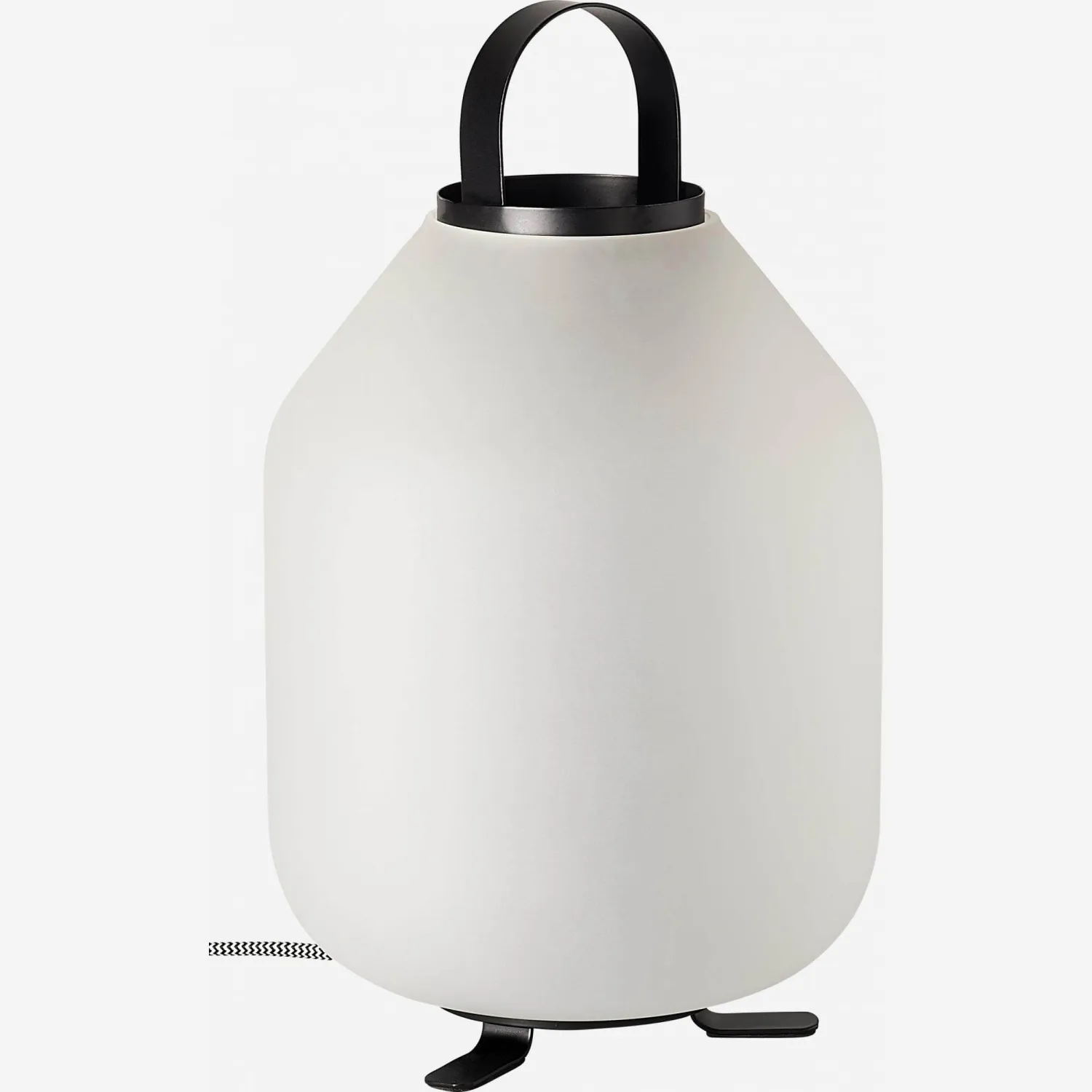 Lampe à poser en verre - Noir