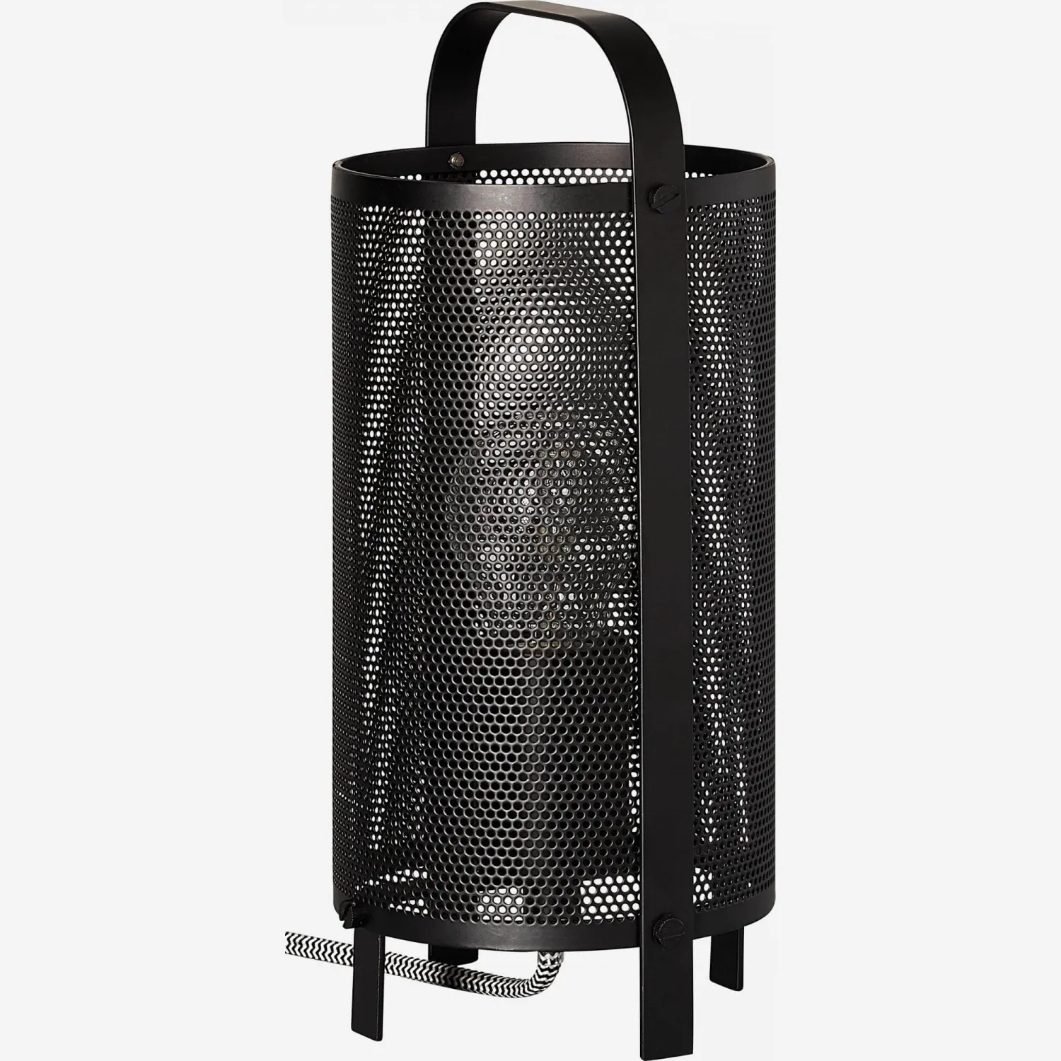 Lampe à poser en métal - Noir