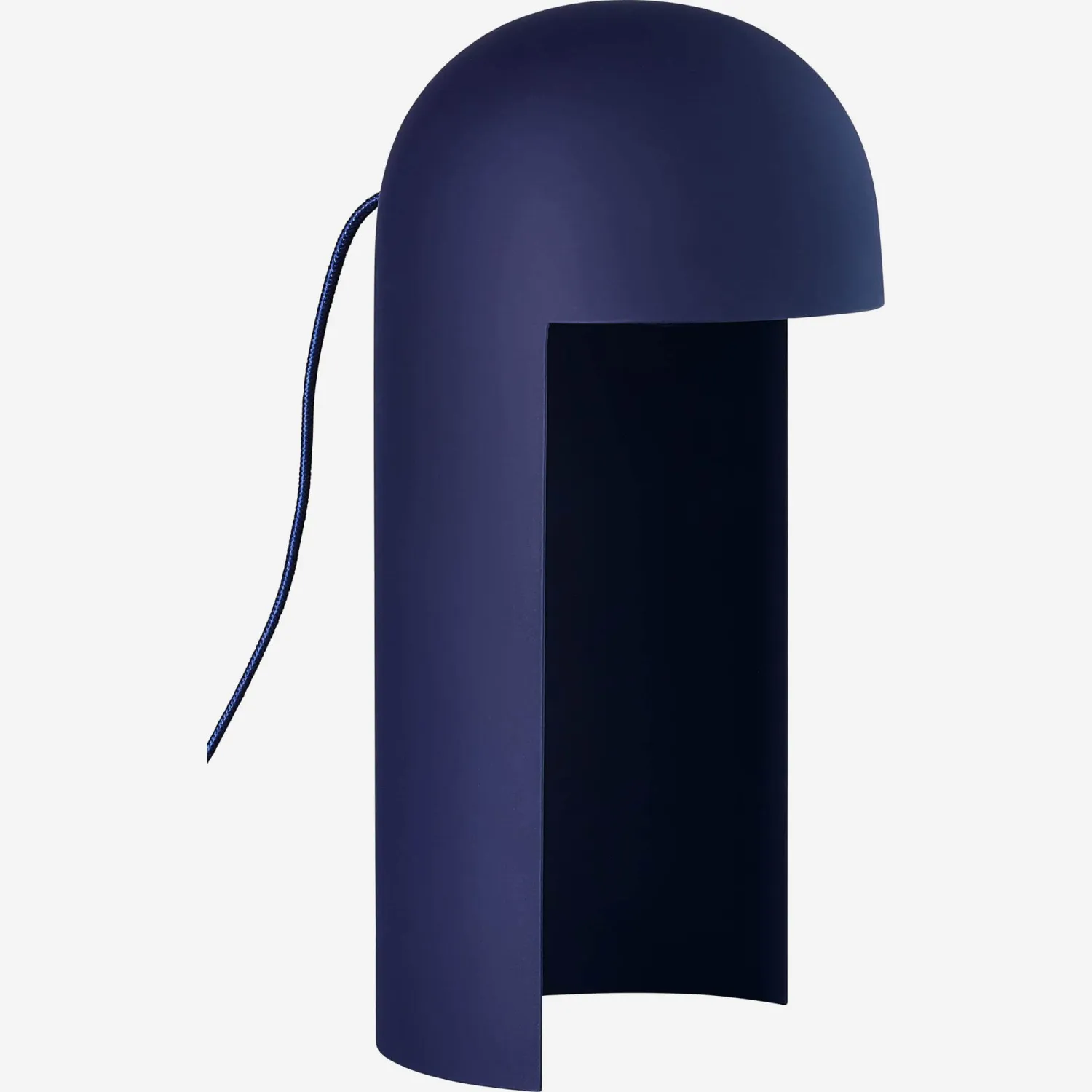 Lampe à poser en métal - Bleu