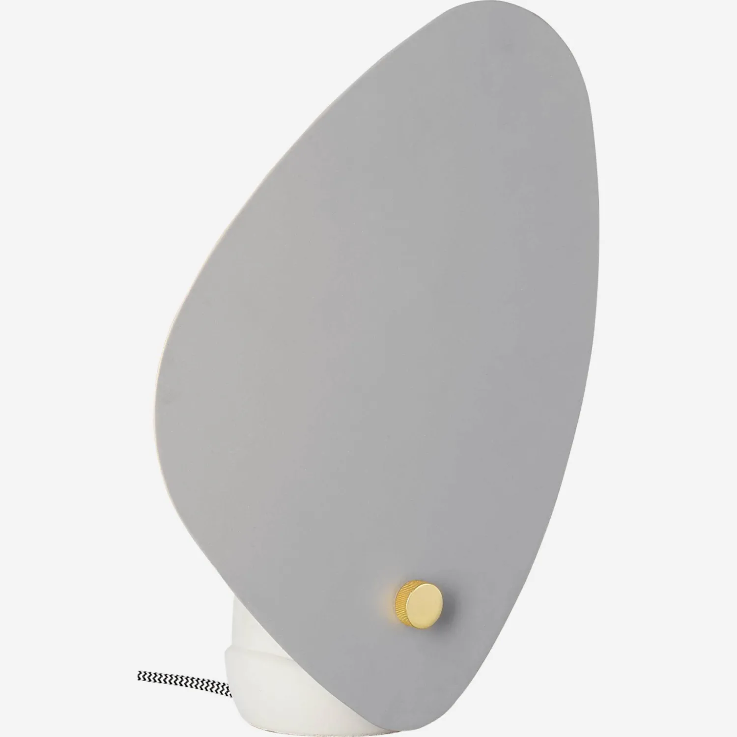 Lampe à poser en métal - Gris