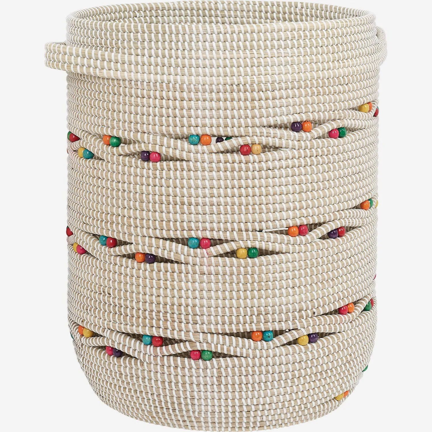 Panier en jonc de mer - Naturel - 42 x 52 cm