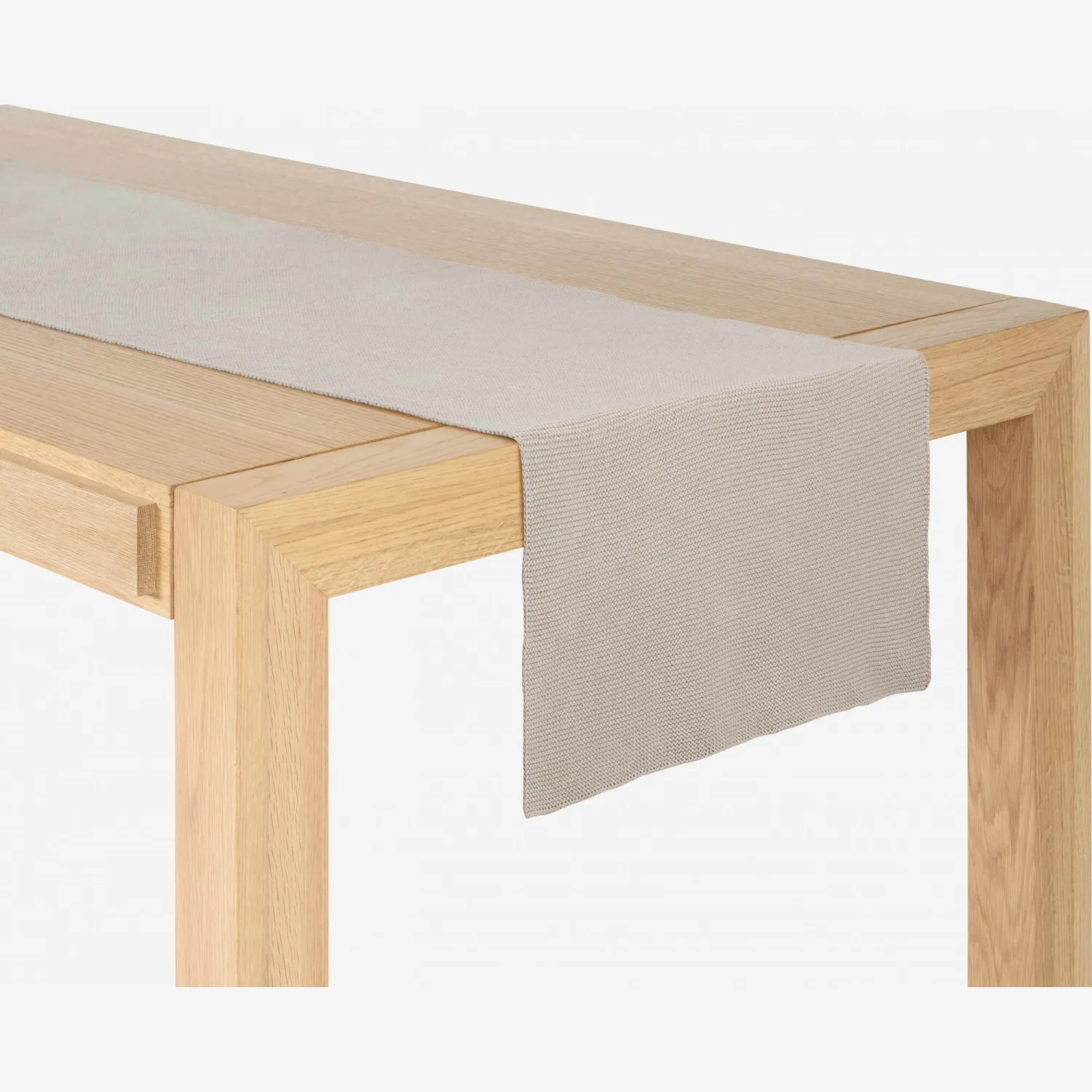 Tafelloper van katoen - 40 x 140 cm - Beige