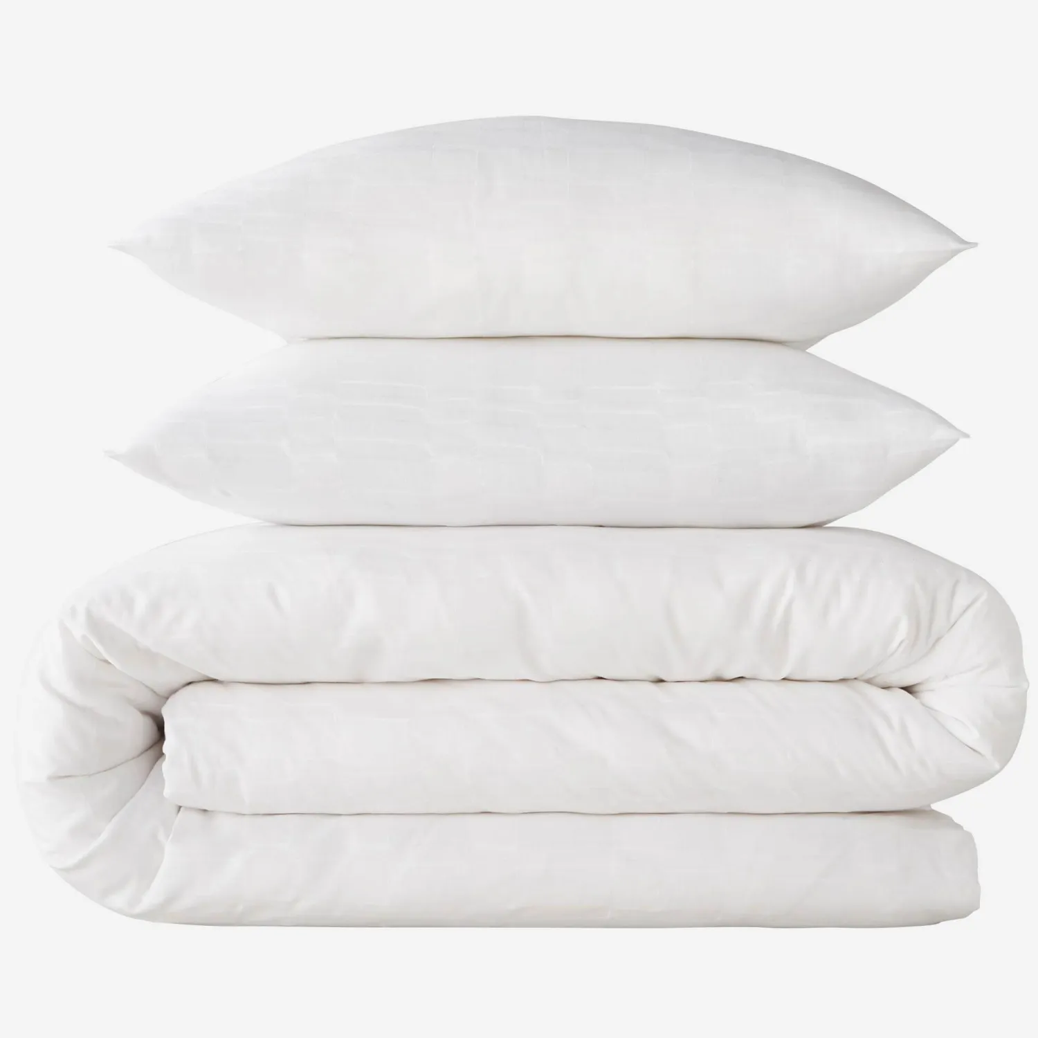 Parure de lit en gaze de coton - 240 x 260 cm - Blanc