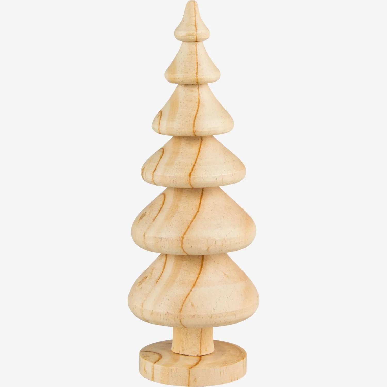 Sapin en bois à poser - 18 cm - Naturel