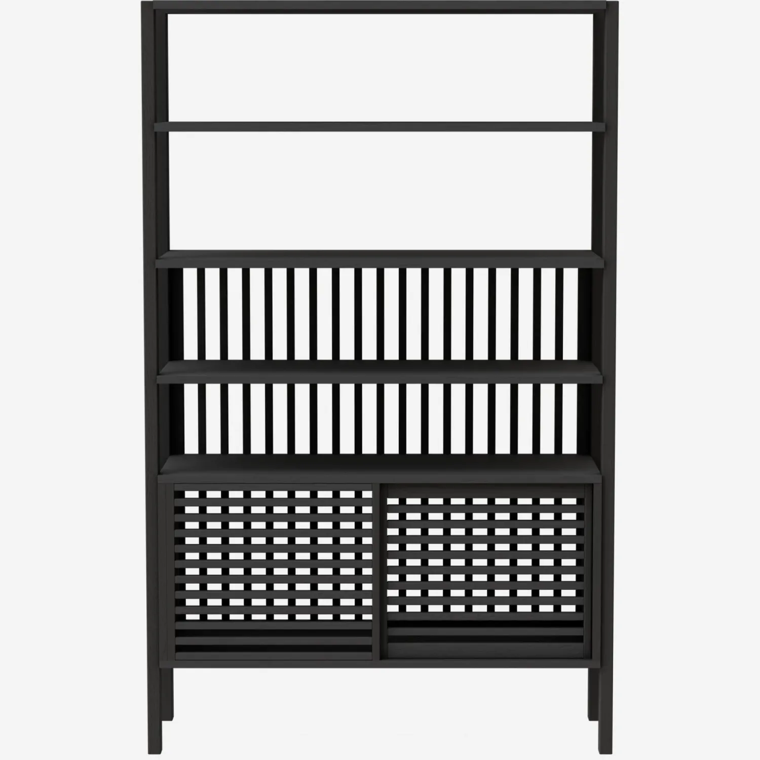 Eiken rek - Zwart - Design by Marie Matsuura