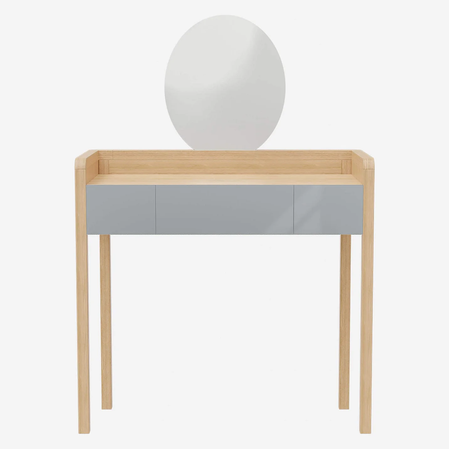 Toelette in quercia - Naturale e grigio - 2