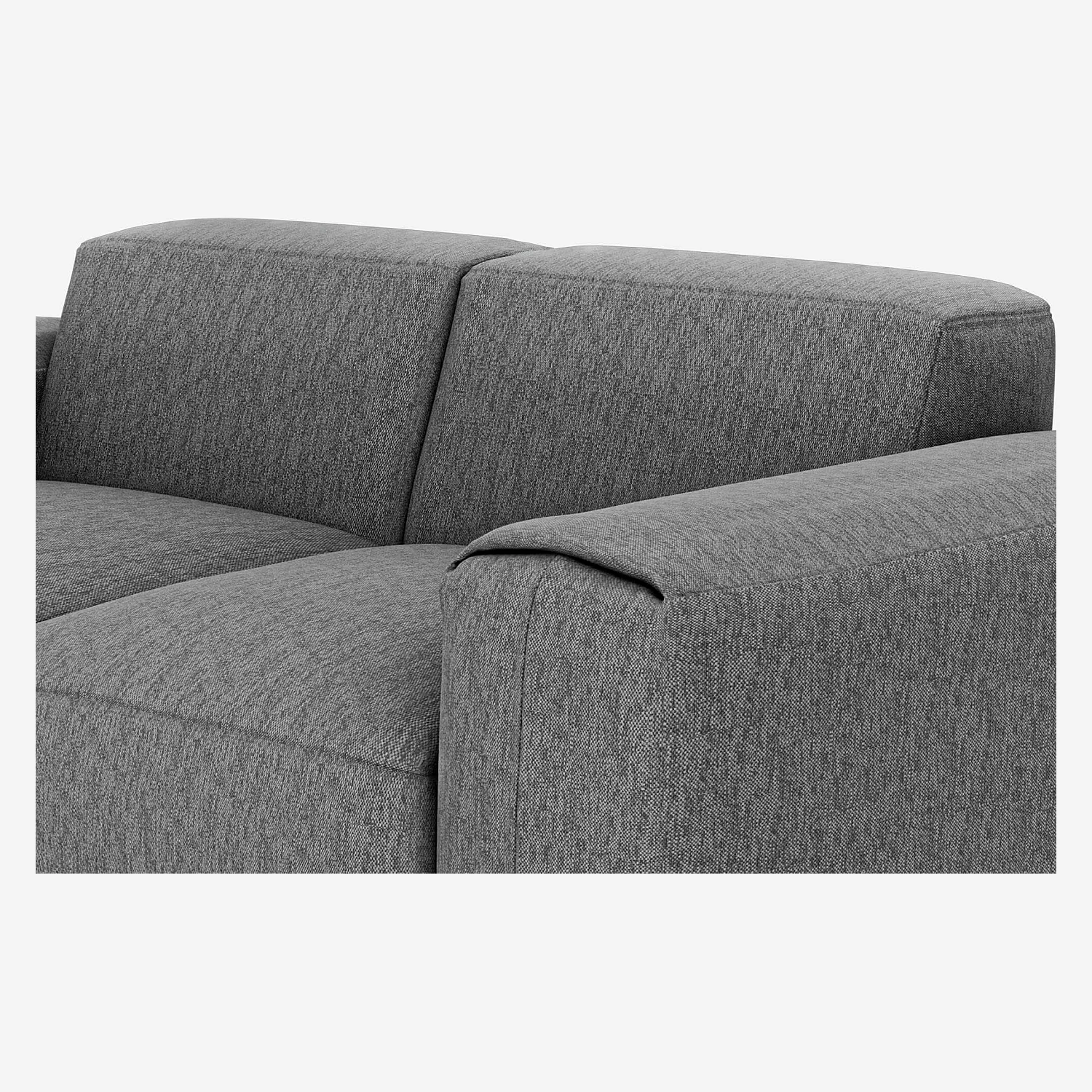 3-Sitzer-Sofa mit Copparo-Stoffbezug - Schiefergrau - 2