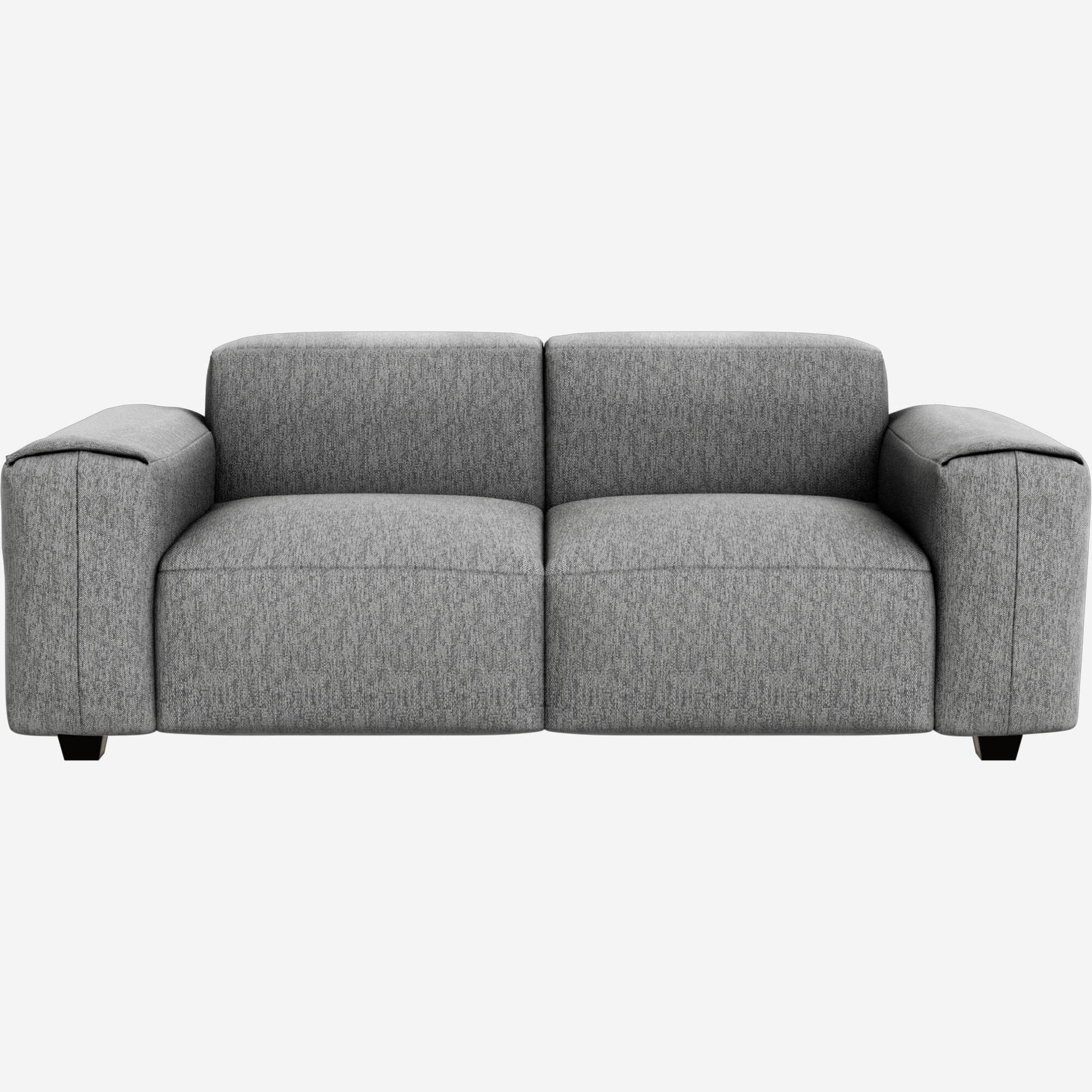 2-Sitzer-Sofa mit Copparo-Stoffbezug - Schiefergrau