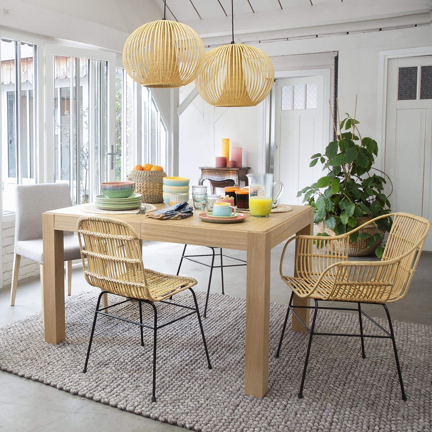 Drio - Table Extensible en Chêne - Naturel
