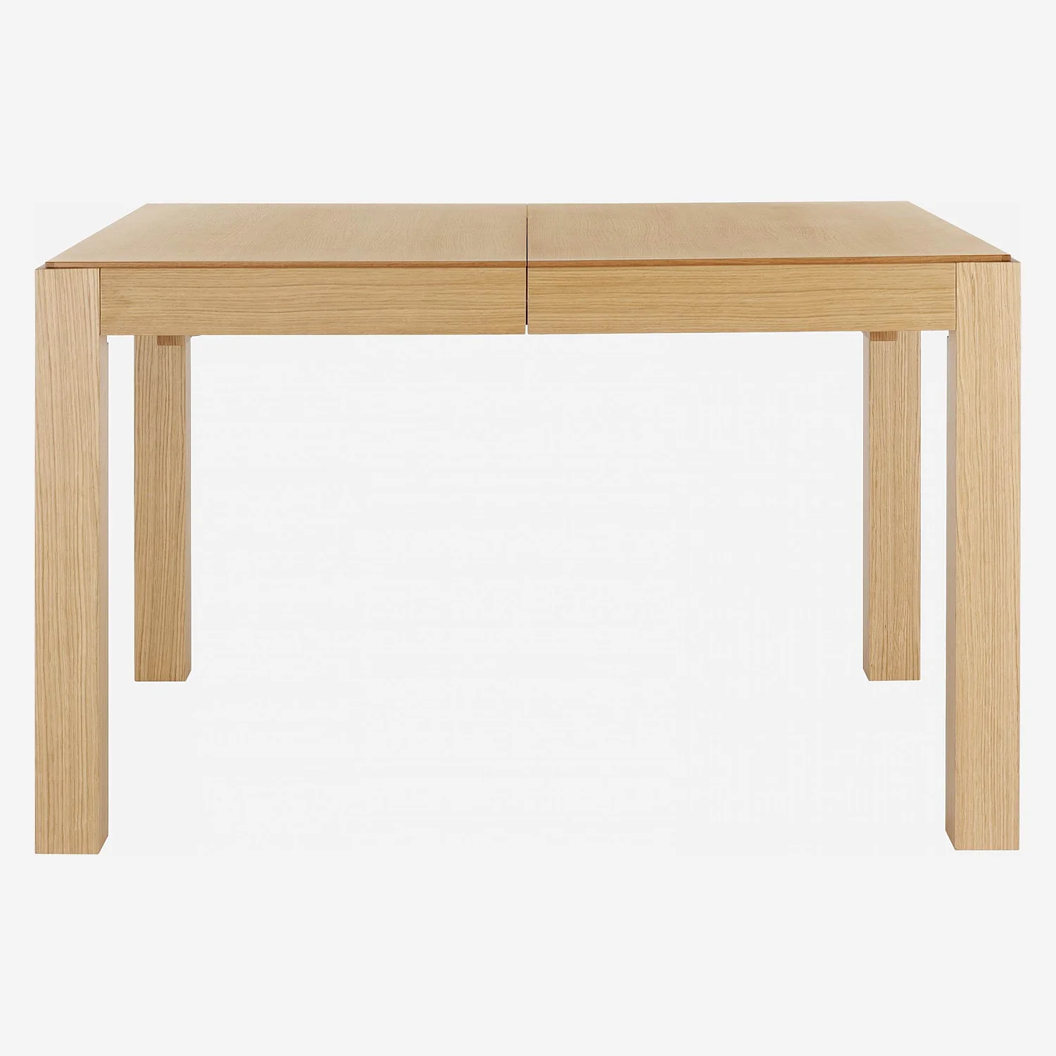 Tafel met verlengstukken van eiken - Naturel - 2