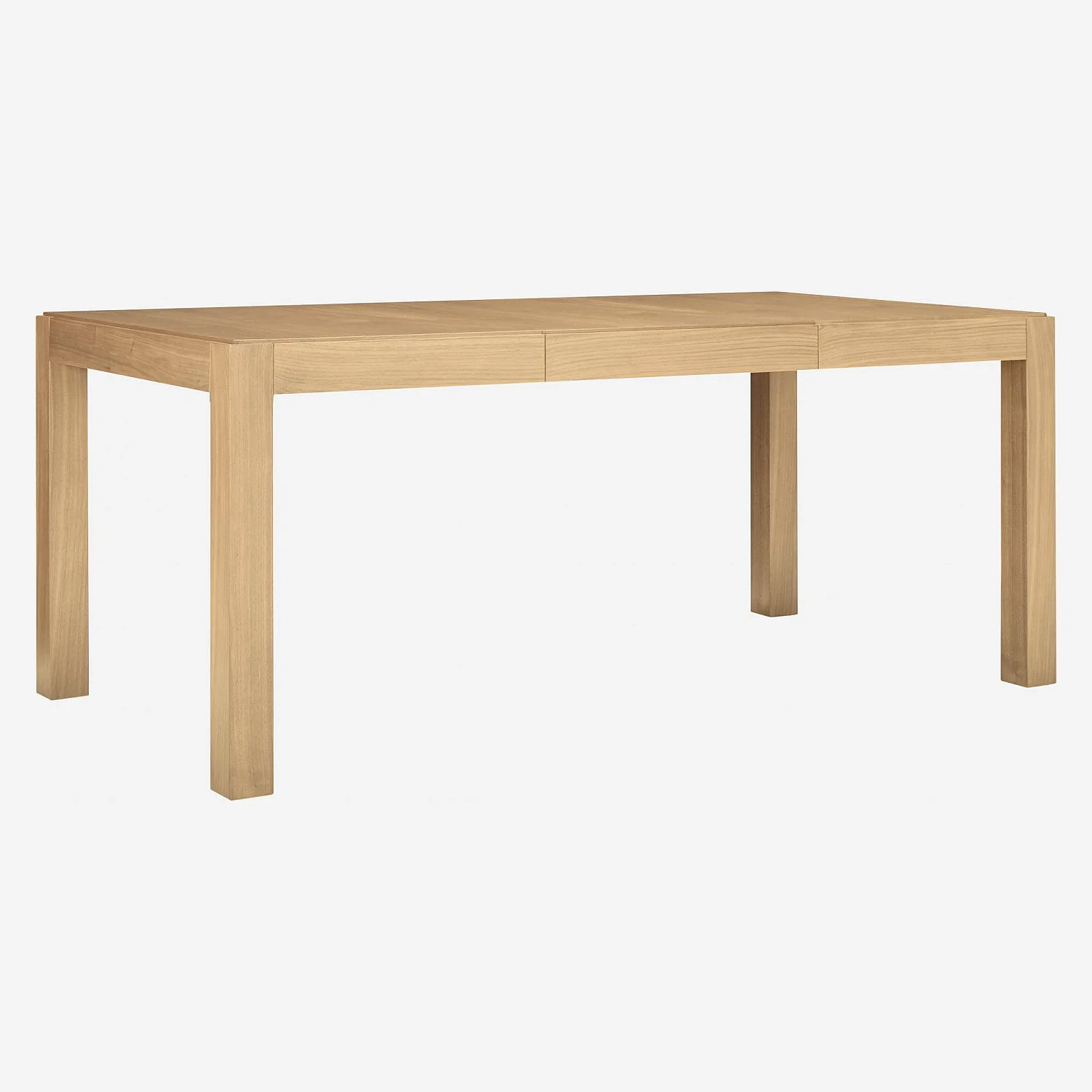 Tafel met verlengstukken van eiken - Naturel - 7