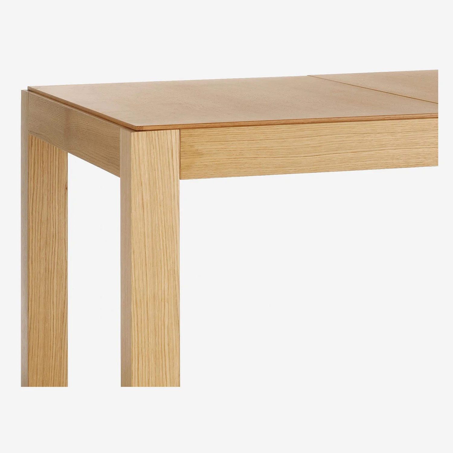 Tafel met verlengstukken van eiken - Naturel - 4