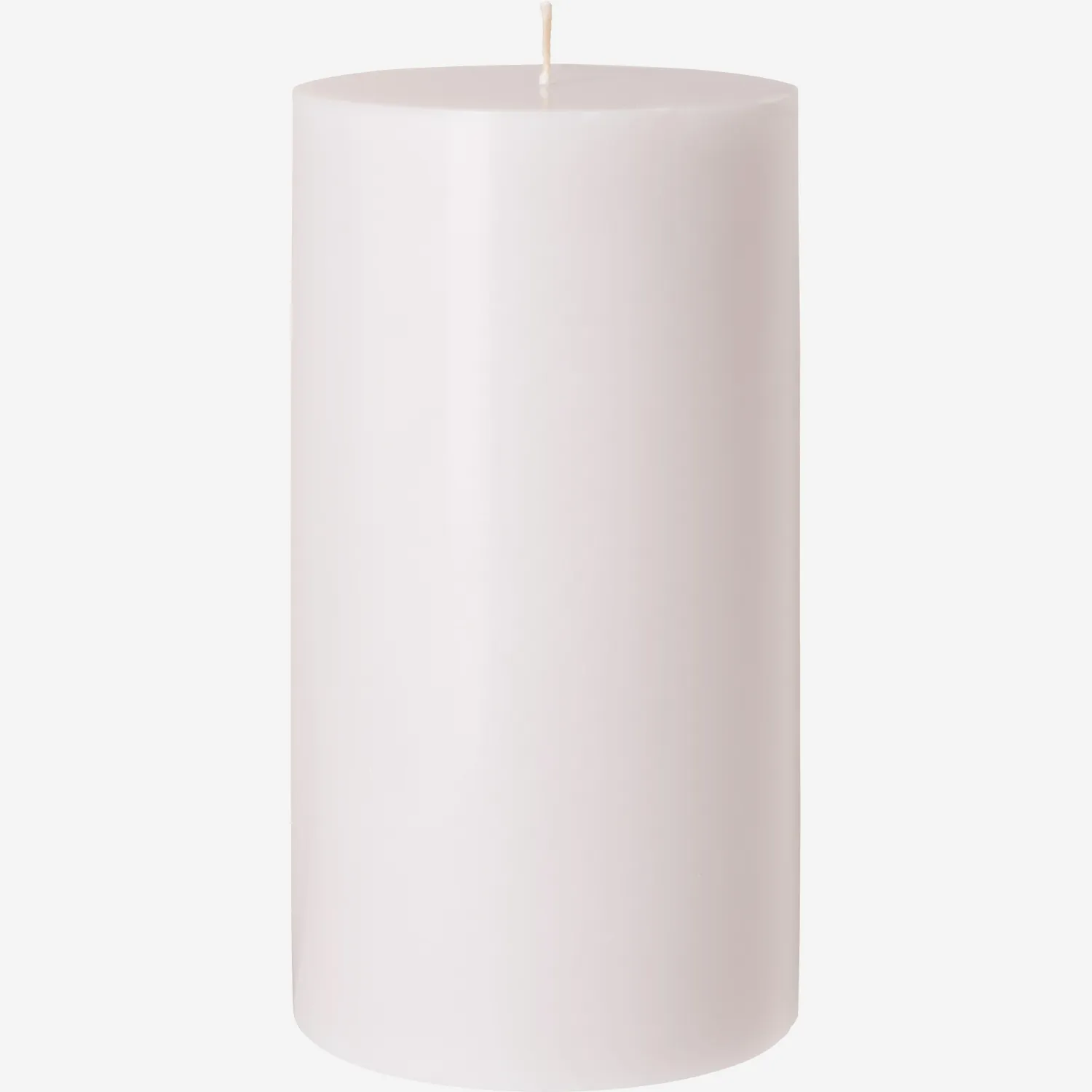 Cylindrical candle - 10.5 x 20 cm - White