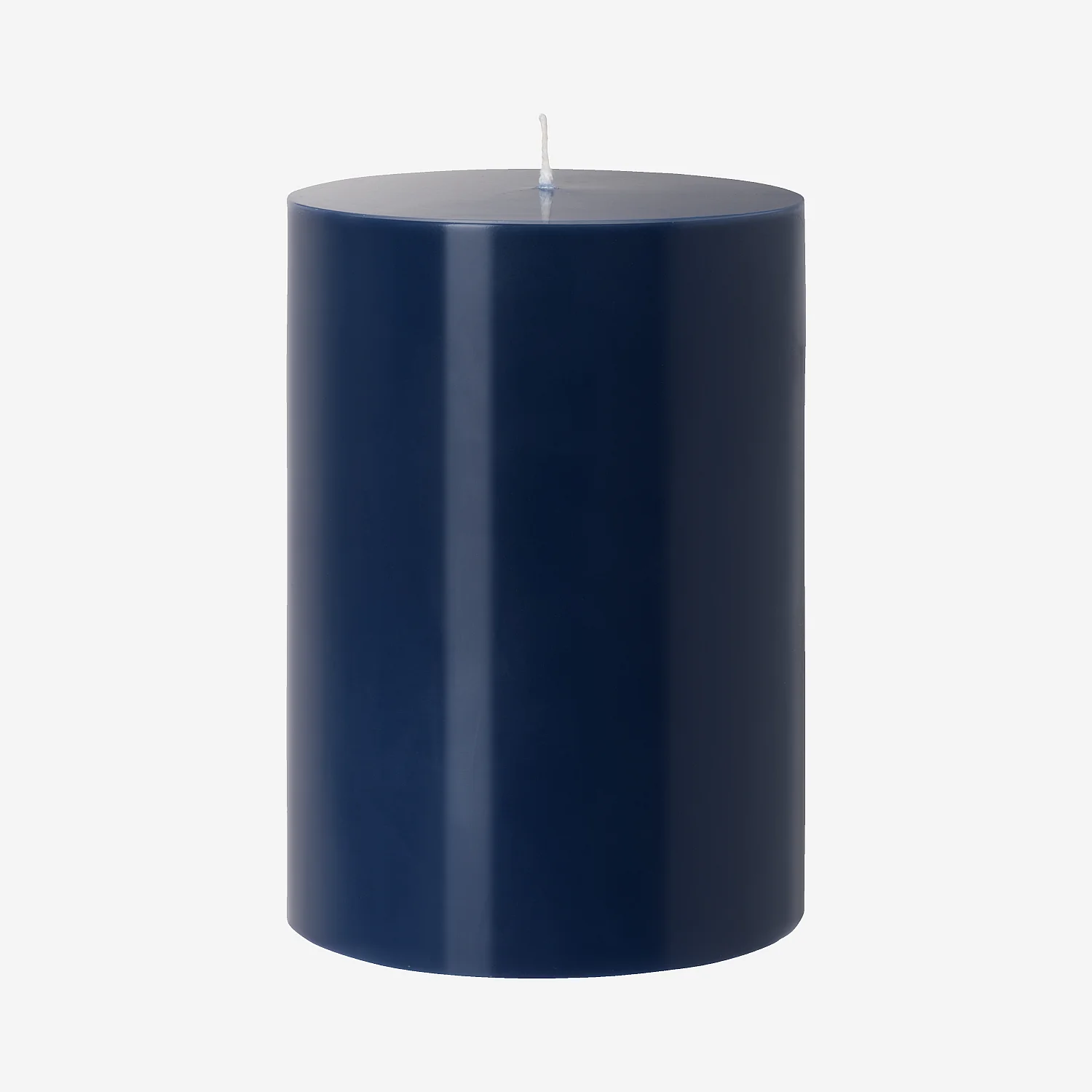 Bougie cylindrique - 10,5 x 15 cm - Bleu - 2