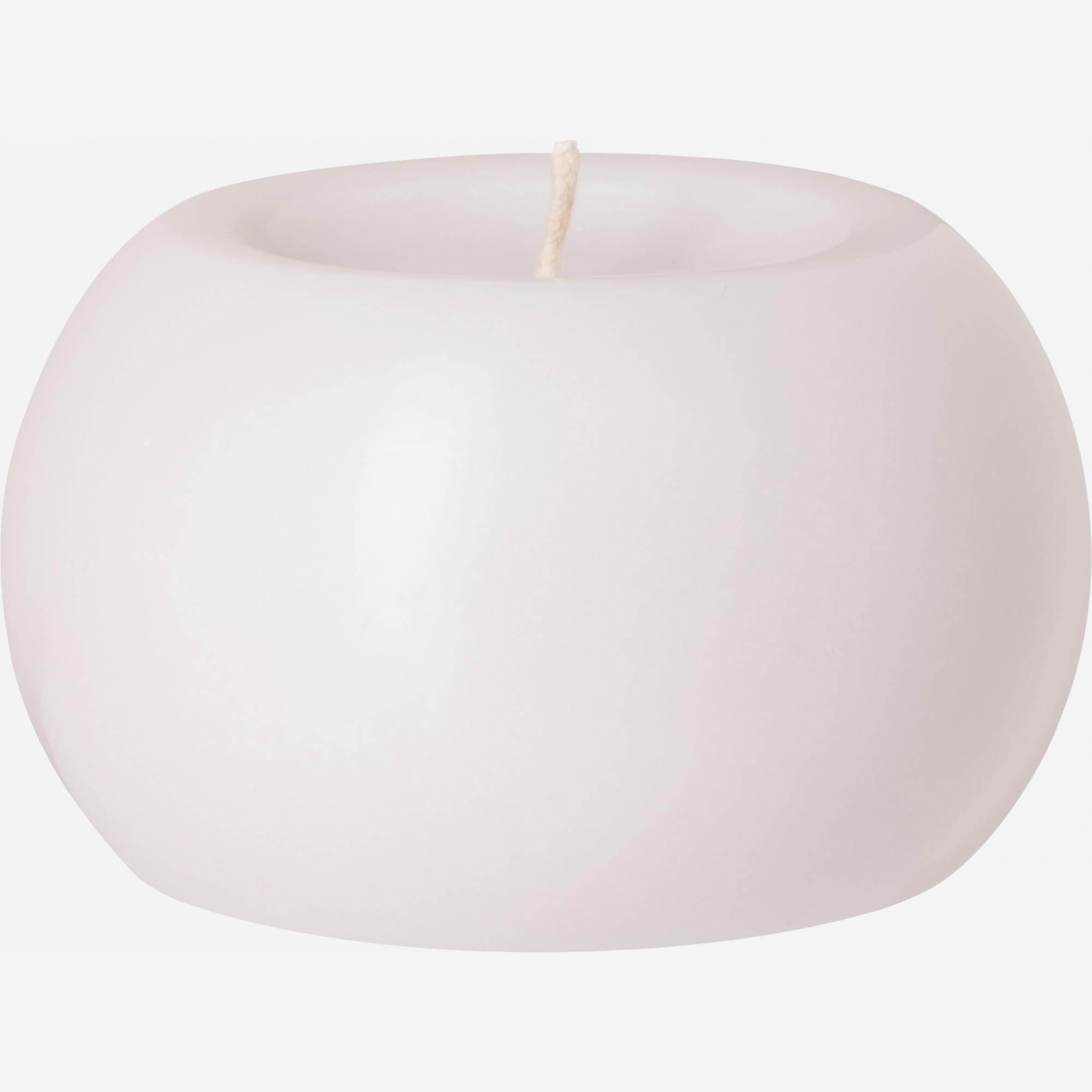 Ball candle - 10 cm - White