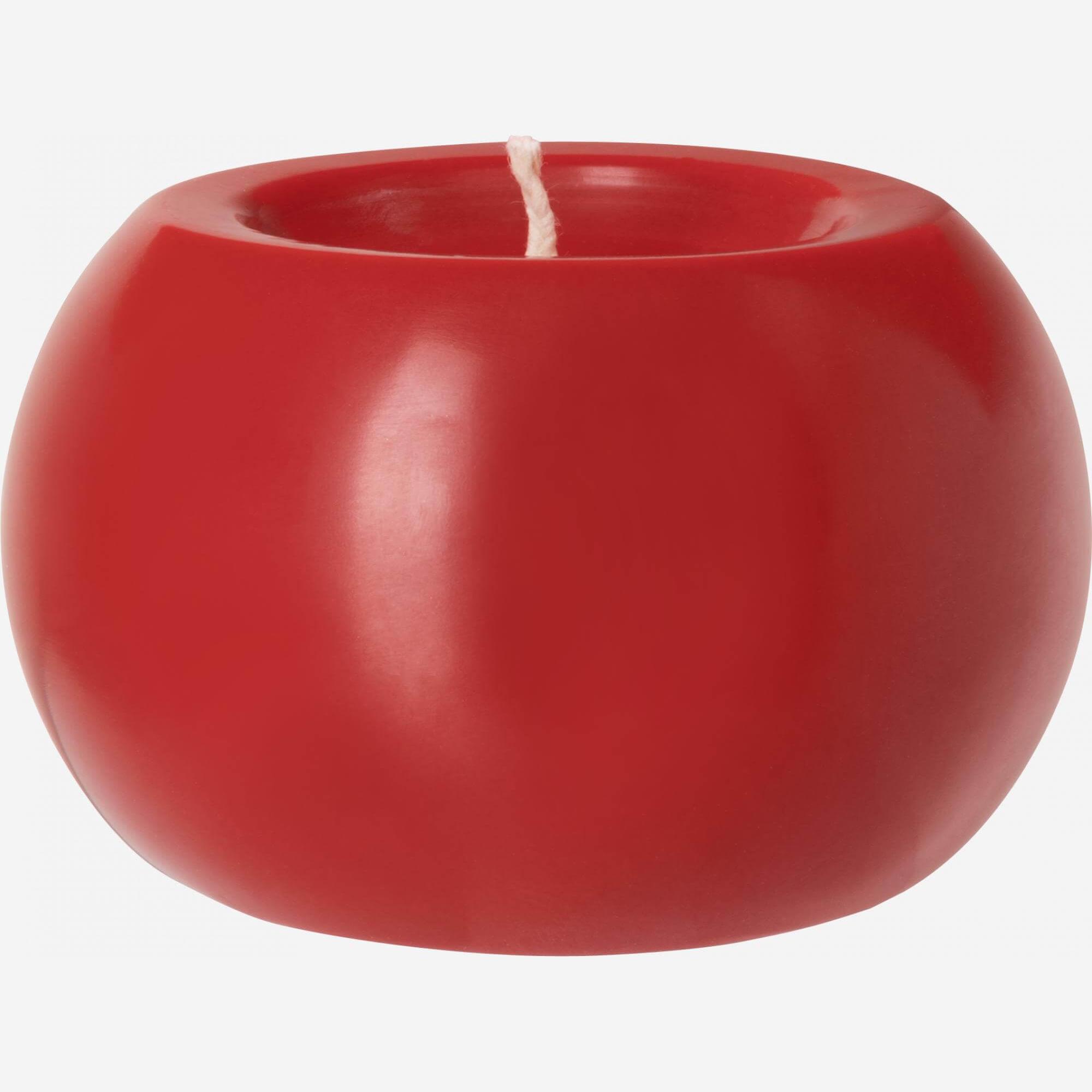 Ball candle - 10 cm - Red