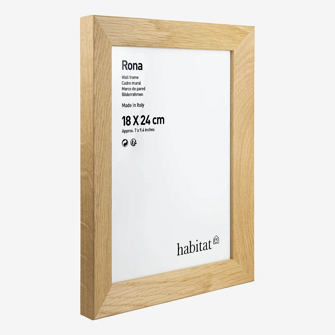 Cadre à poser en chêne - 18 x 24 cm - Naturel - 2