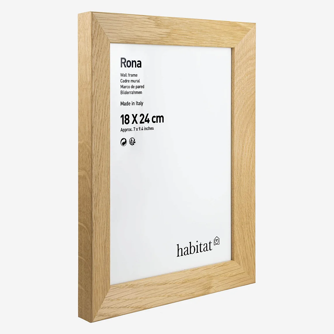 Cadre à poser en chêne - 18 x 24 cm - Naturel - 2