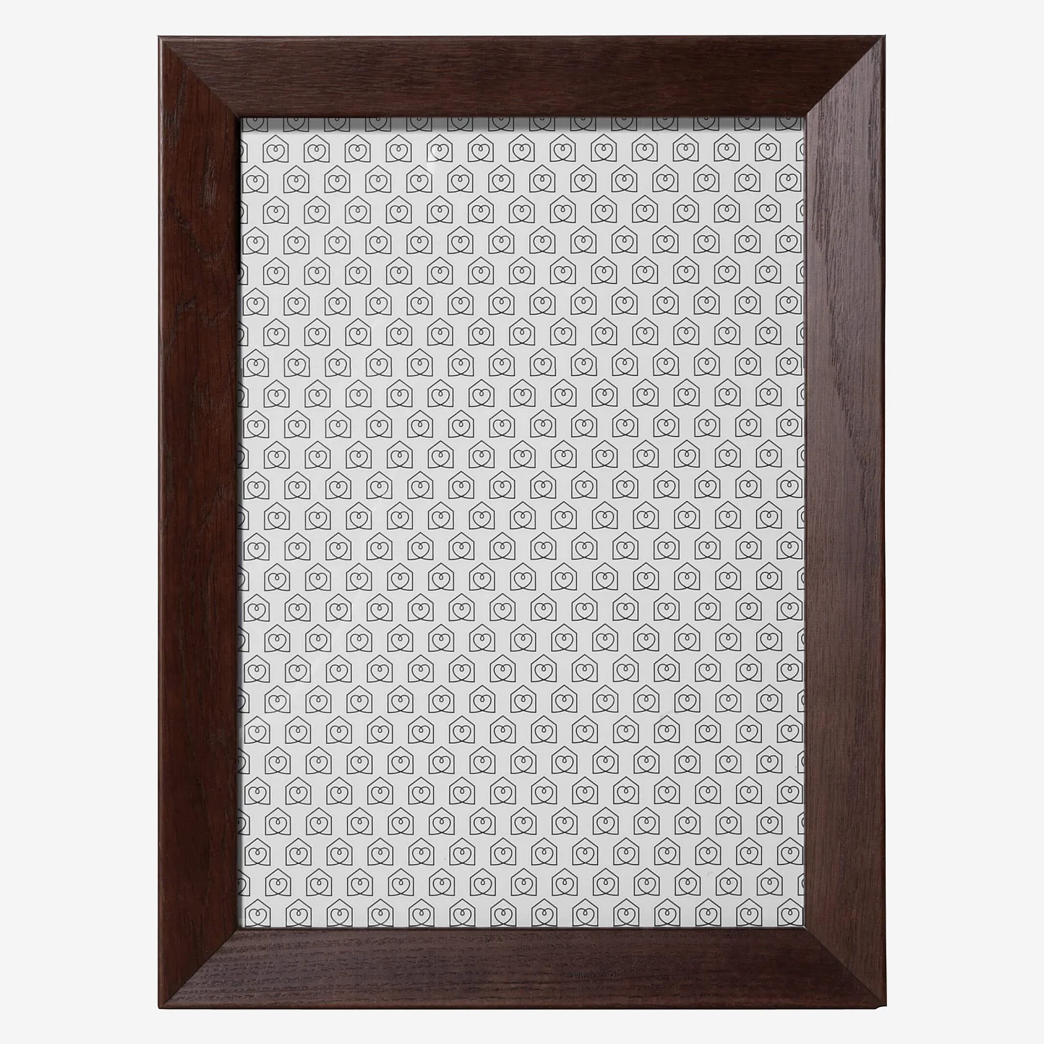 Cadre mural en bois - A4 - Wengué - 1