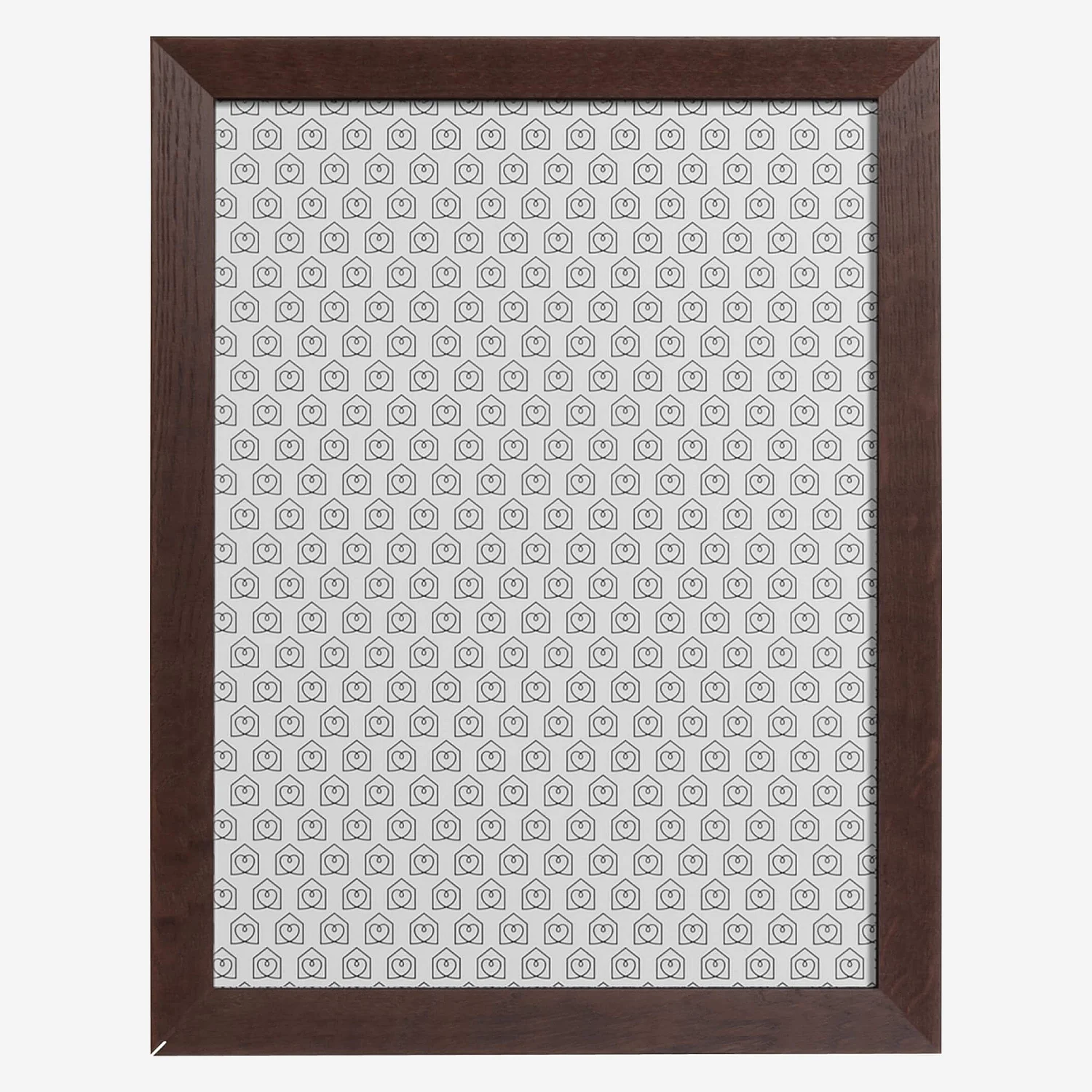 Cadre mural en bois - 30 x 40 cm - Wengué - 1