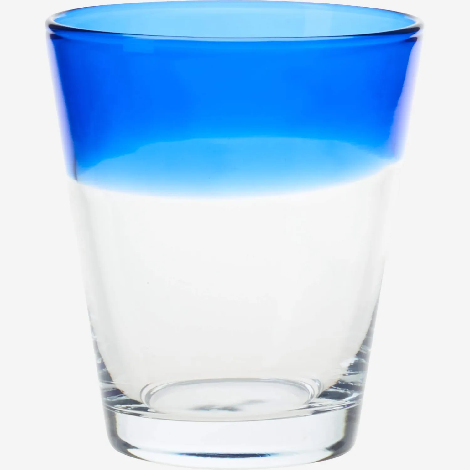 Gobelet en verre soufflé 360 ml - Bleu